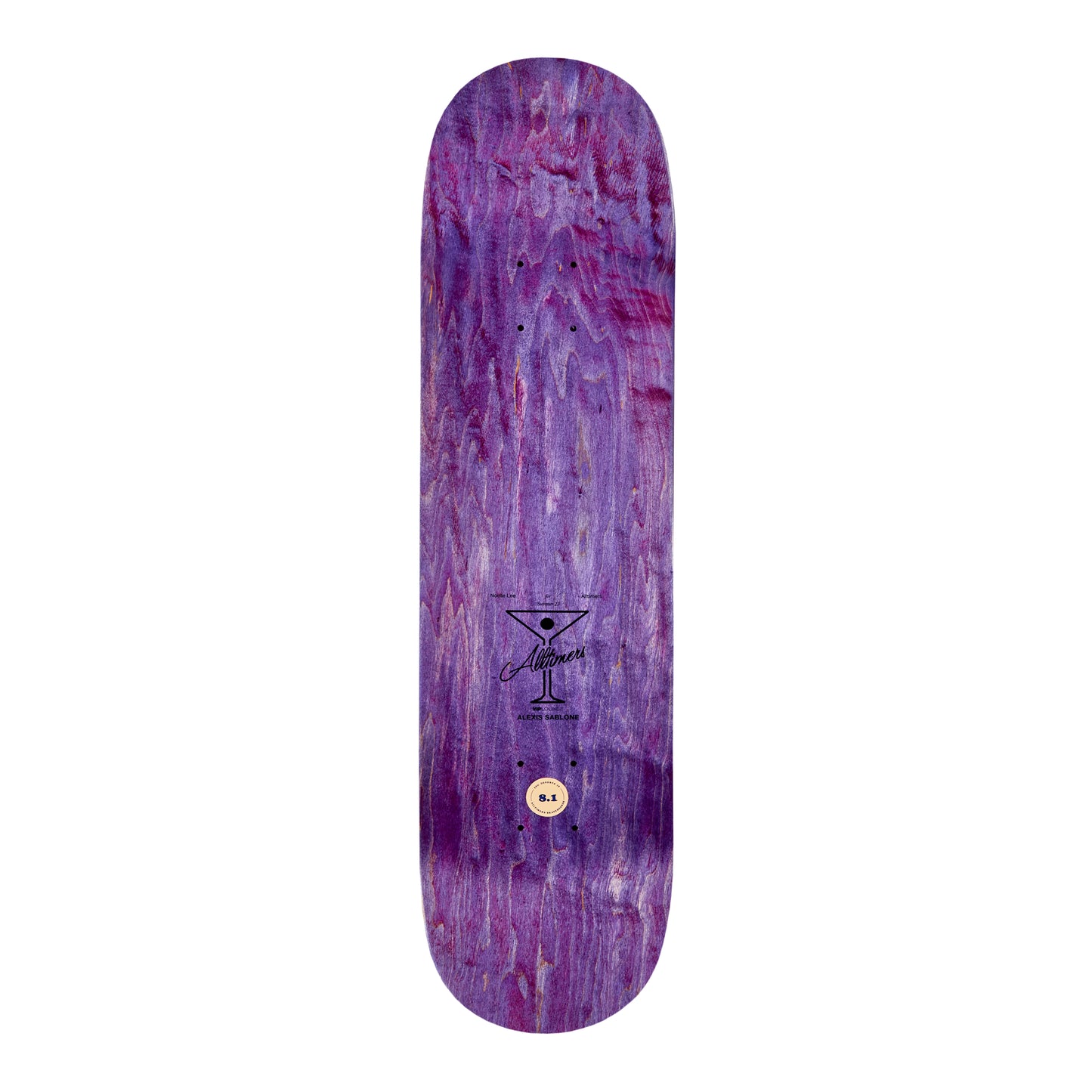ALLTIMERS(オールタイマーズ) White Atlantic Ave Board 8.1inch