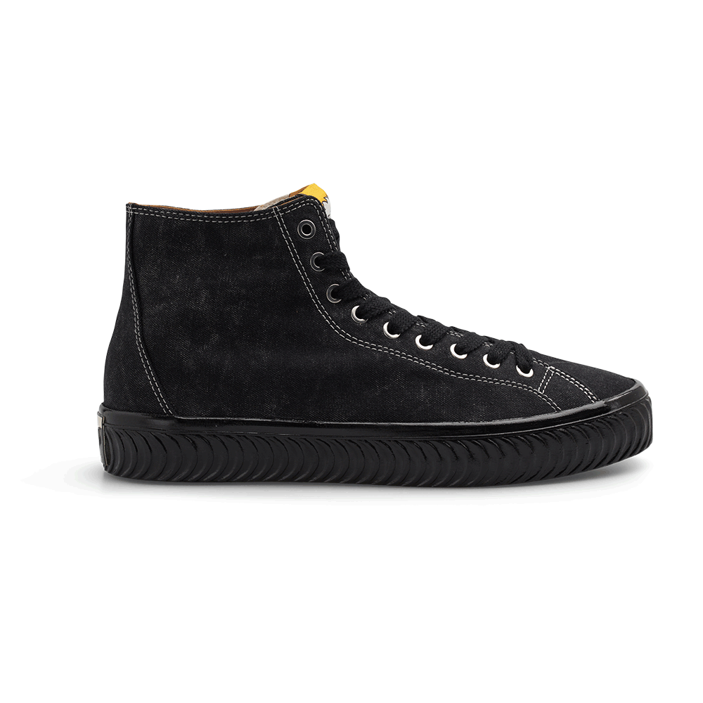 Last Resort AB(ラストリゾート エービー) VM003 CANVAS HI SPITFIRE WASHED BLACK/BLACK