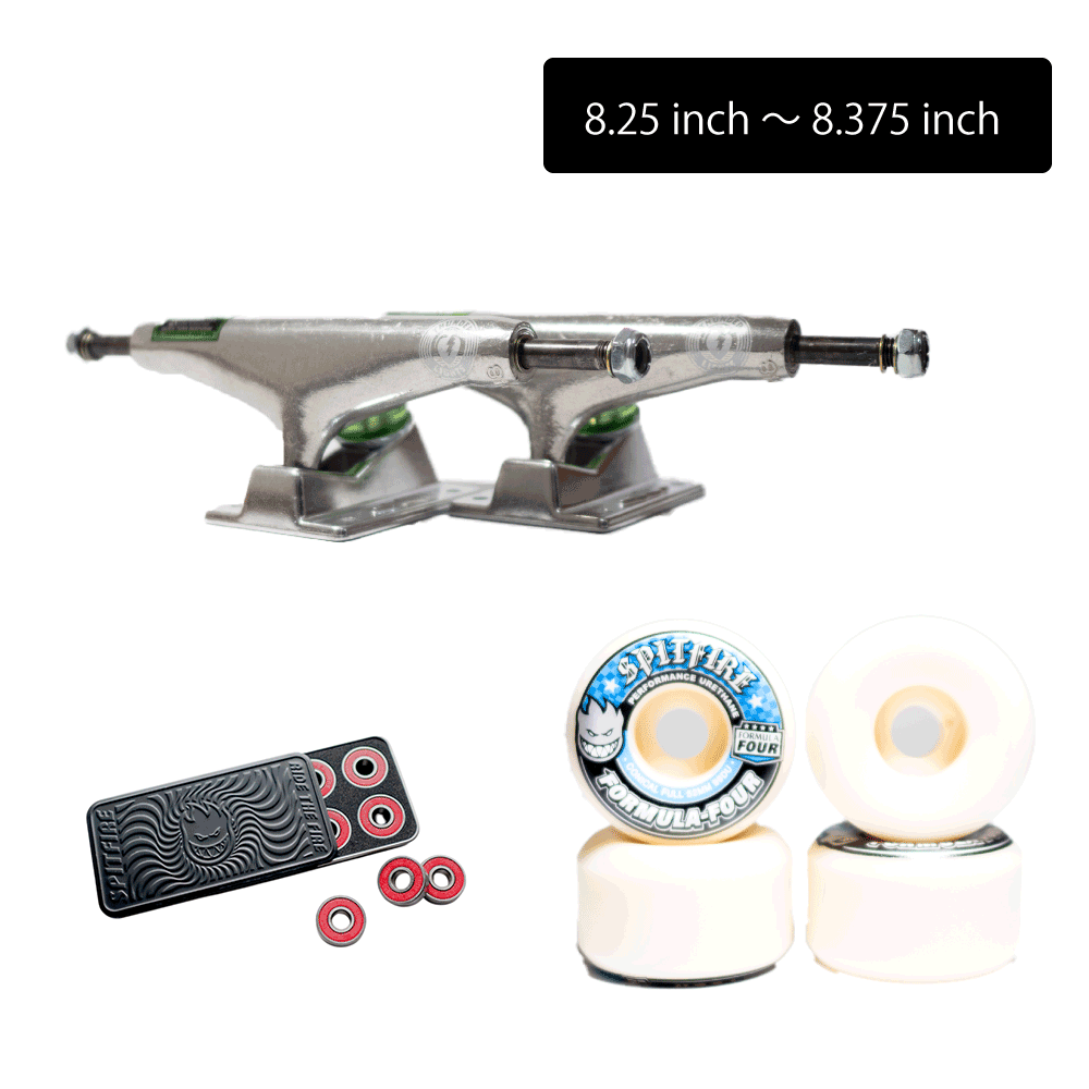 トリック用】スケボー足回りセット(デッキの幅:8.25 inch ~ 8.375 トリック用】スケボー足回りセット(デッキの幅:8.25 inch ~ 8.375