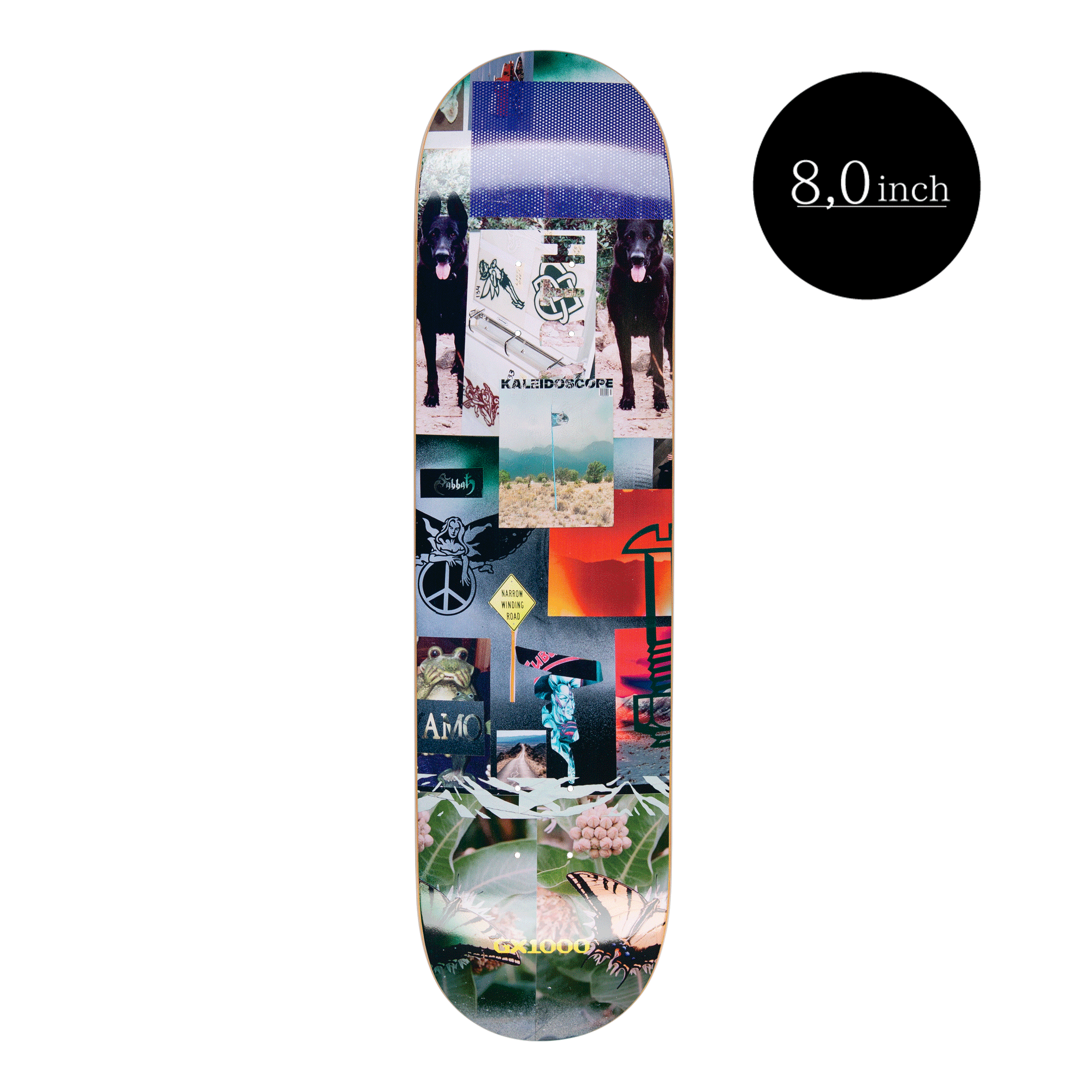 GX1000（ジーエックス1000）deck （デッキ）TEAM ROUTE 50 NARROW WINDING ROAD 8.0inch|  スケートボード・スケボーの通販ならMARRY Skateshop