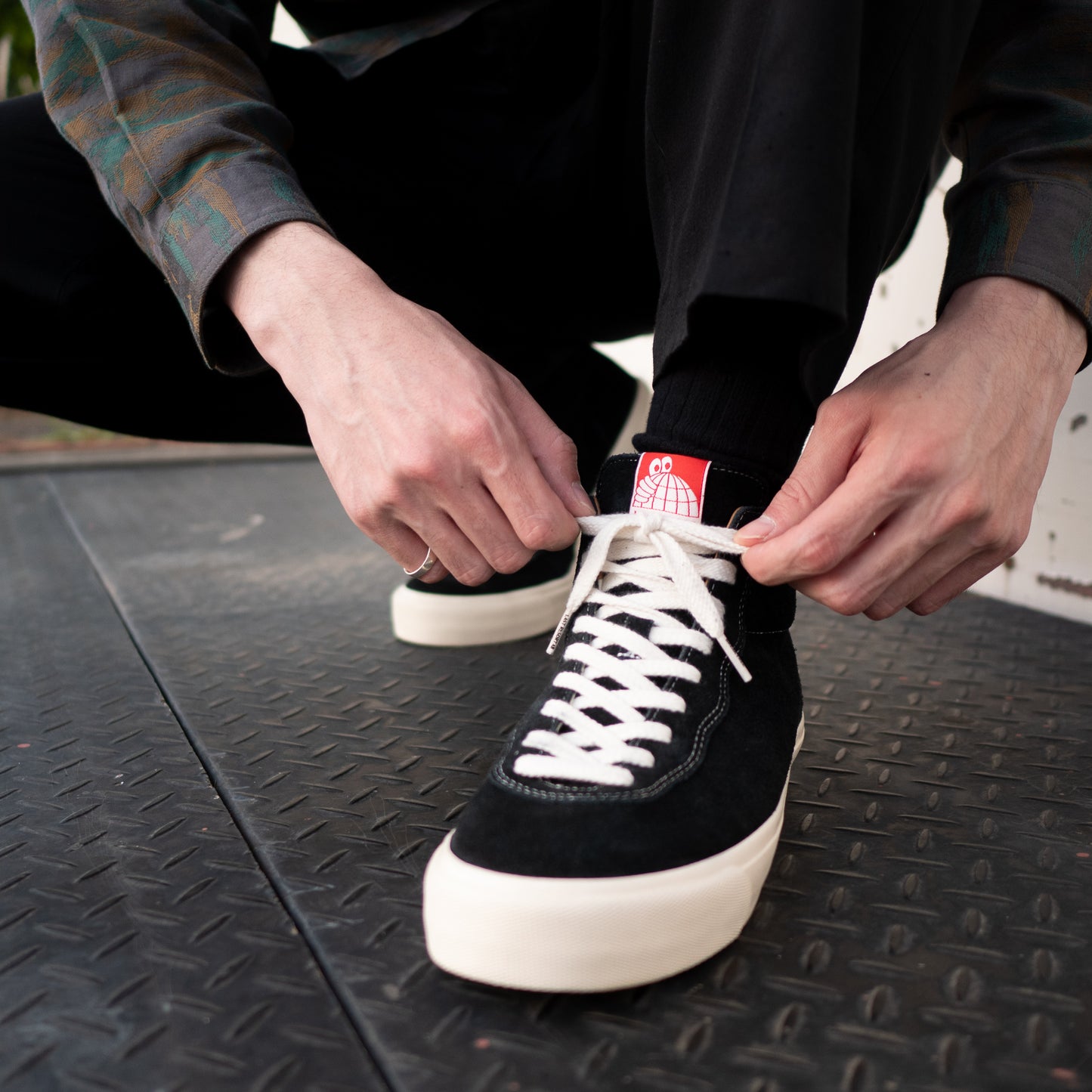 Last Resort AB(ラストリゾート エービー) VM001 SUEDE HI BLACK/WHITE