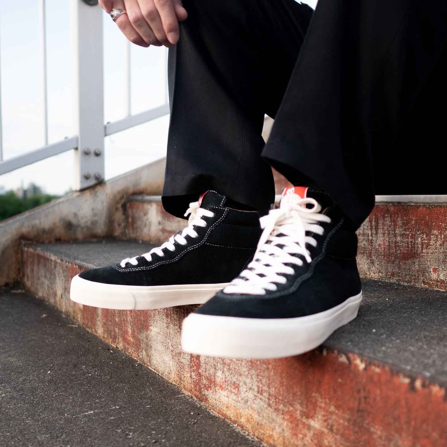 Last Resort AB(ラストリゾート エービー) VM001 SUEDE HI BLACK/WHITE