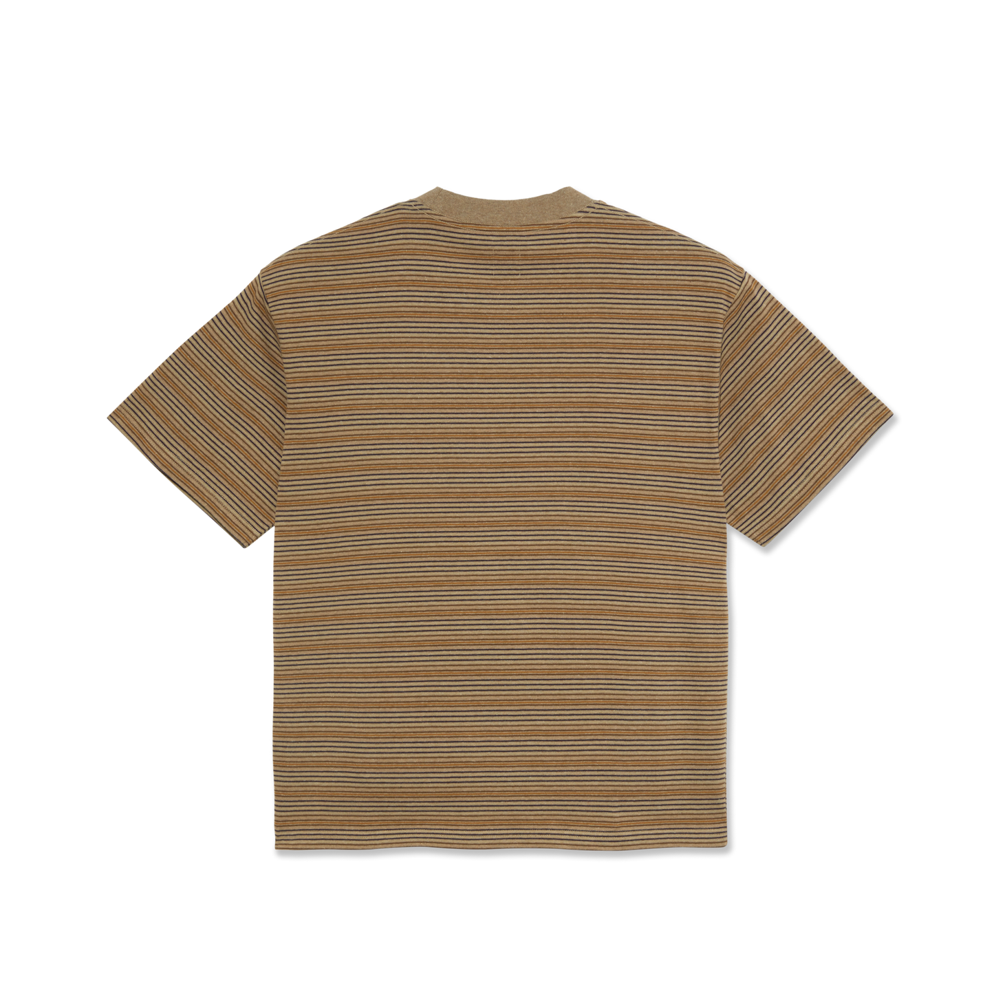 Polar Skate Co.(ポーラー スケートボード カンパニー) Stripe Surf Tee Camel