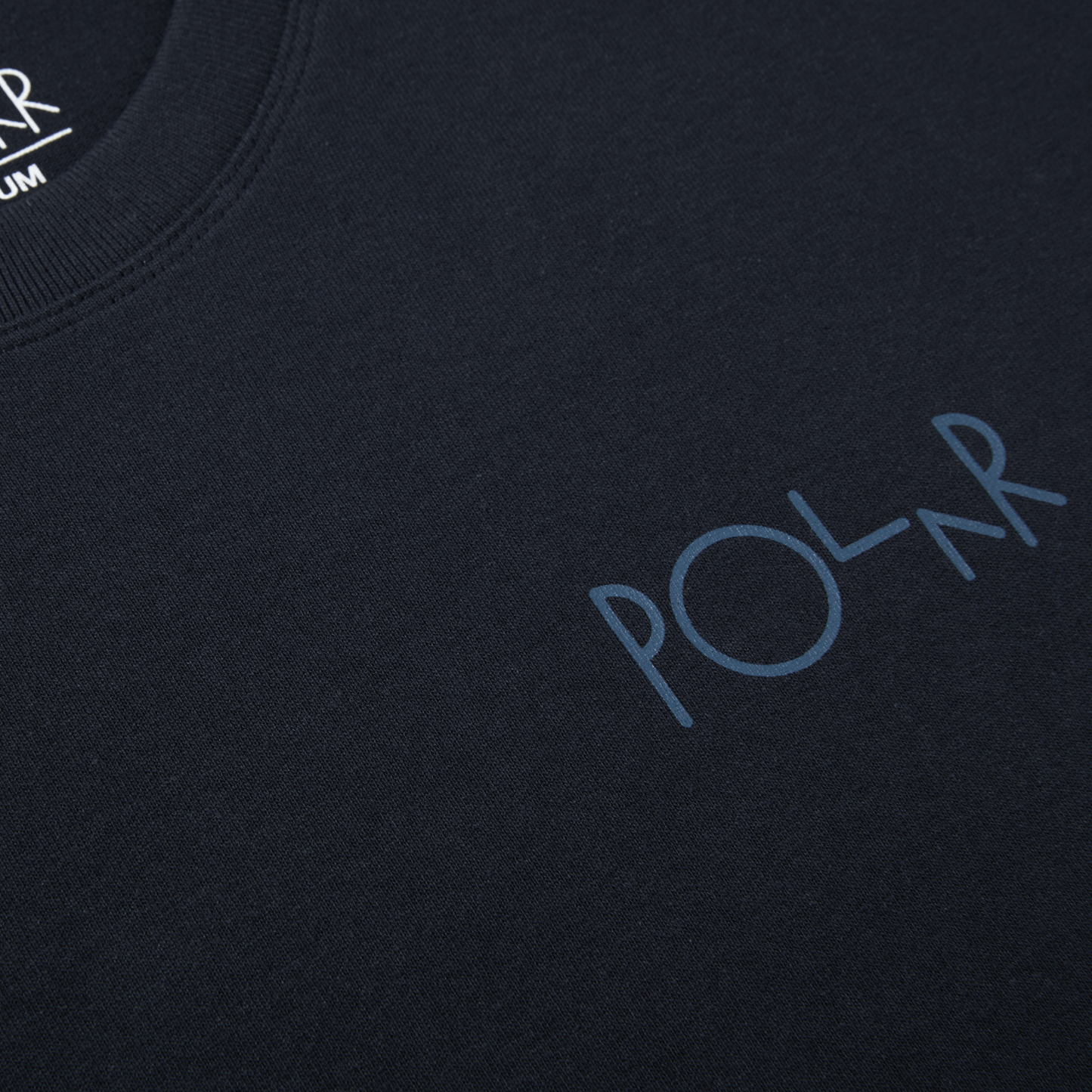Polar Skate Co.(ポーラー スケートボード カンパニー) Stroke Logo Tee Navy/Blue
