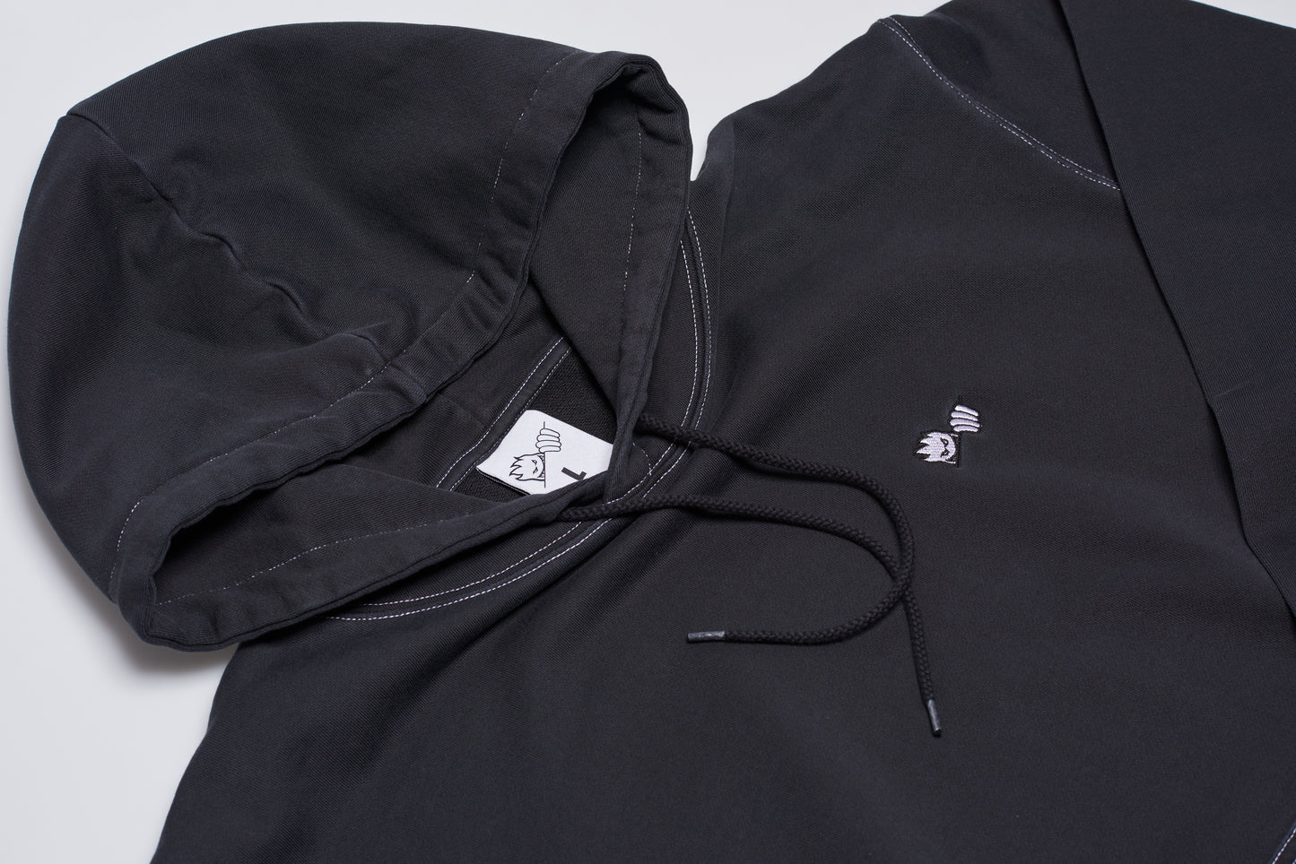 Last Resort AB(ラストリゾート エービー) SWIRL HOODIE WASHED BLACK