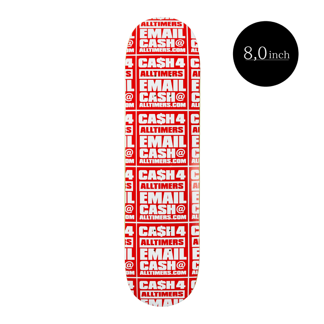 ALLTIMERS(オールタイマーズ) Red Atlantic Ave Board 8.0inch