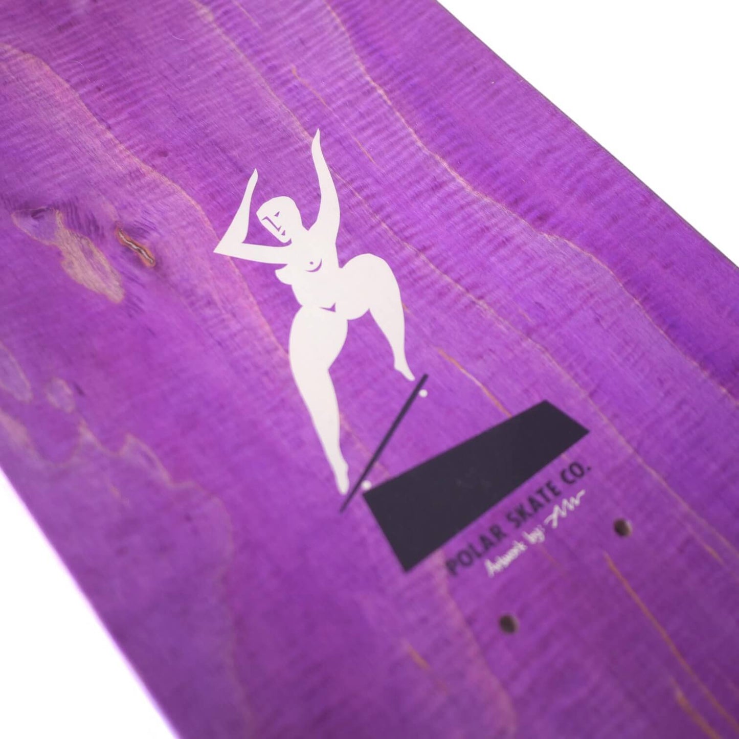 Polar Skate Co.(ポーラー スケートボード カンパニー) のデッキEMILE LAURENT - CROOKS - CREAW 8.125inchの裏面アップ画像