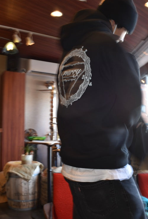 "tree triangle" Hoodie black