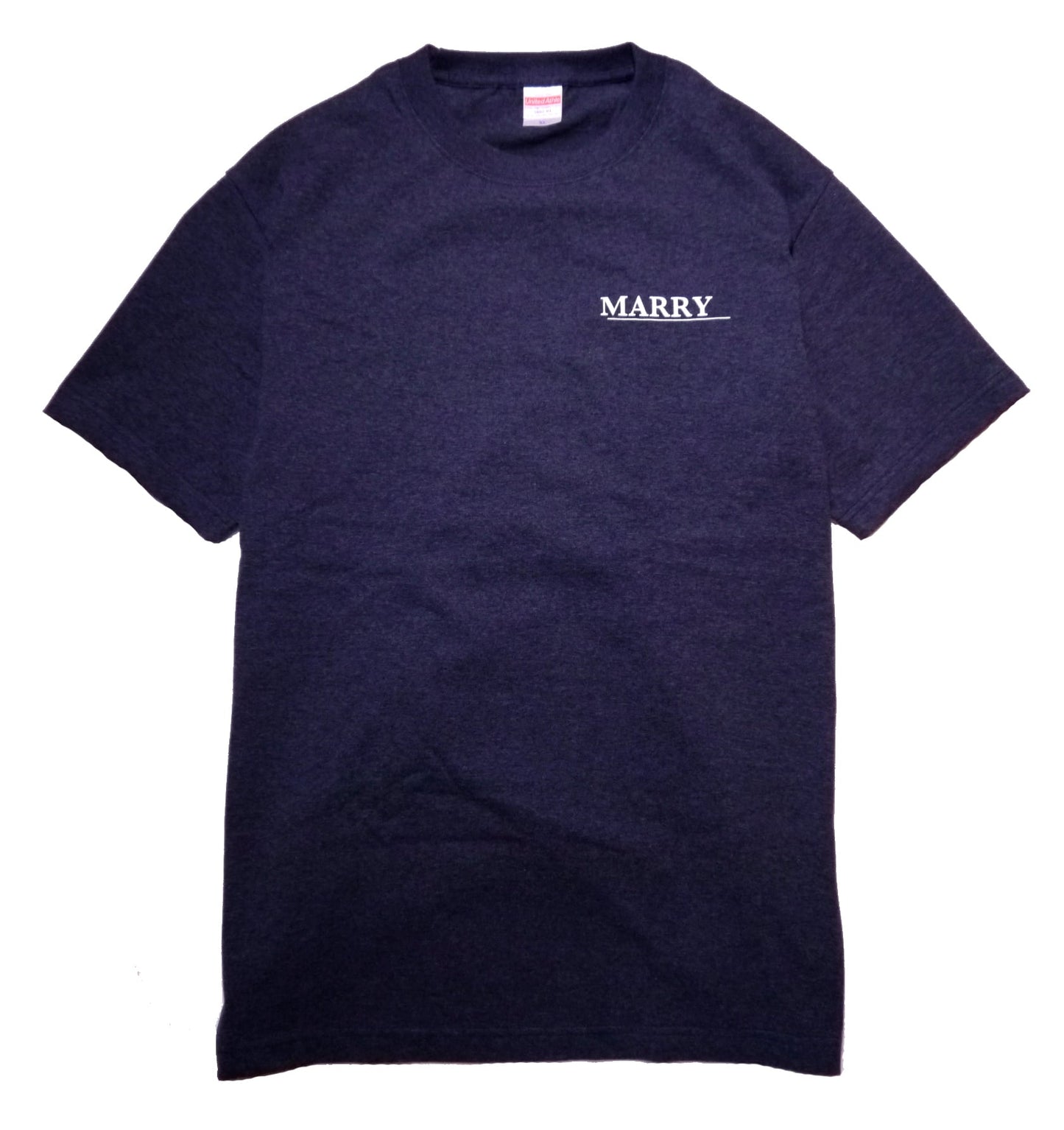 "triangle" Dark Heather Navy