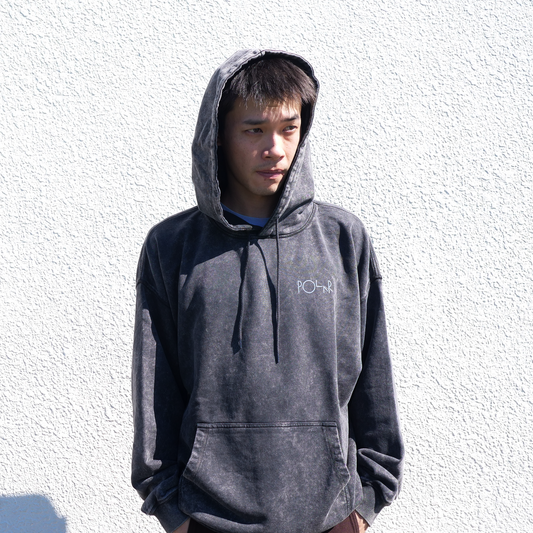 Polar Skate Co.（ポーラー スケートボード カンパニー）FADE FRANK HOODIE - BLACK