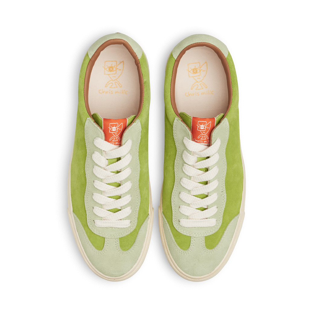 Last Resort AB（ラストリゾート エービー）のシューズ VM004 SUEDE LO FROG GREEN/WHITEの上部