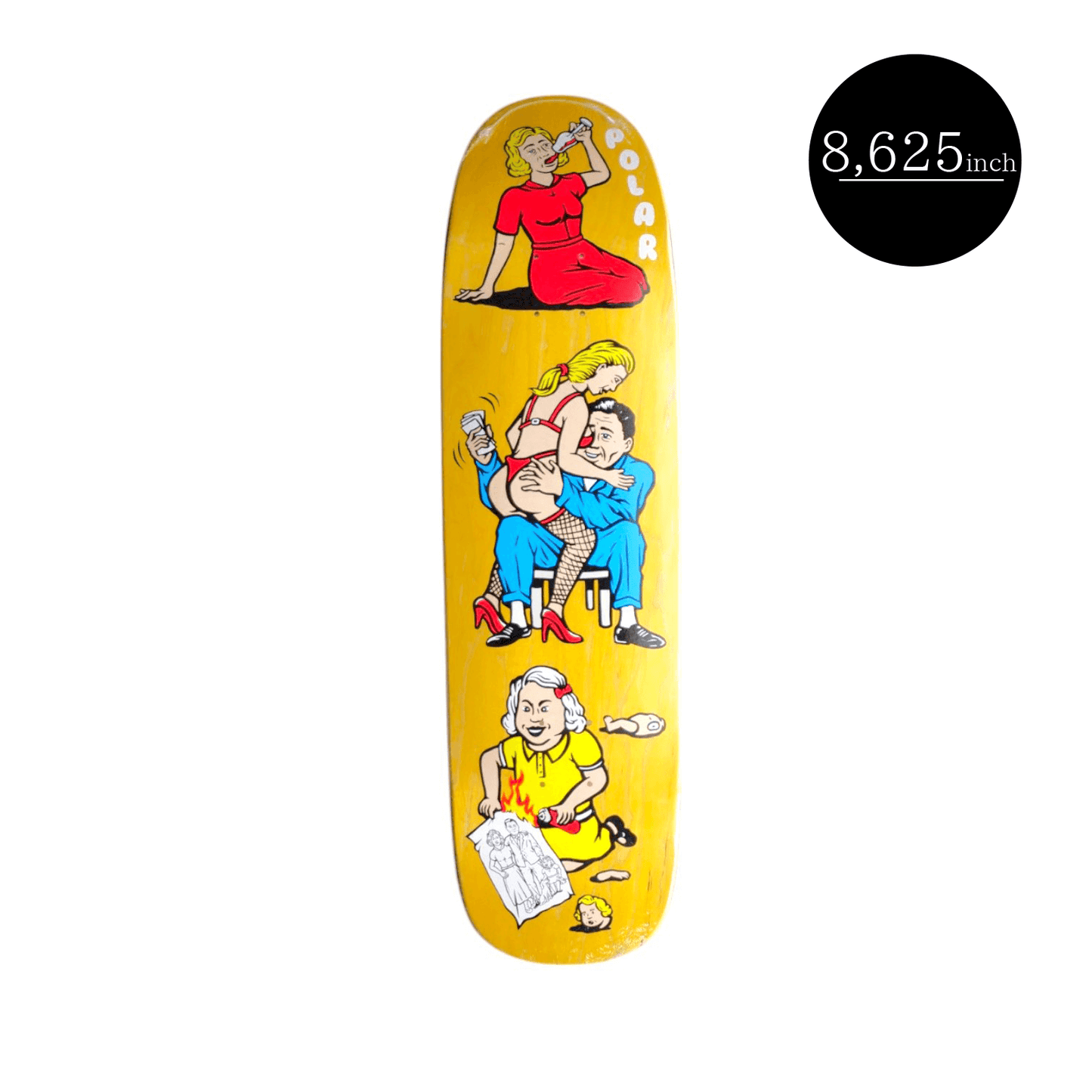 Polar Skate Co.（ポーラー スケートボード カンパニー） TEAM MODEL - FAMILY AFFAIR P9  8.625inch