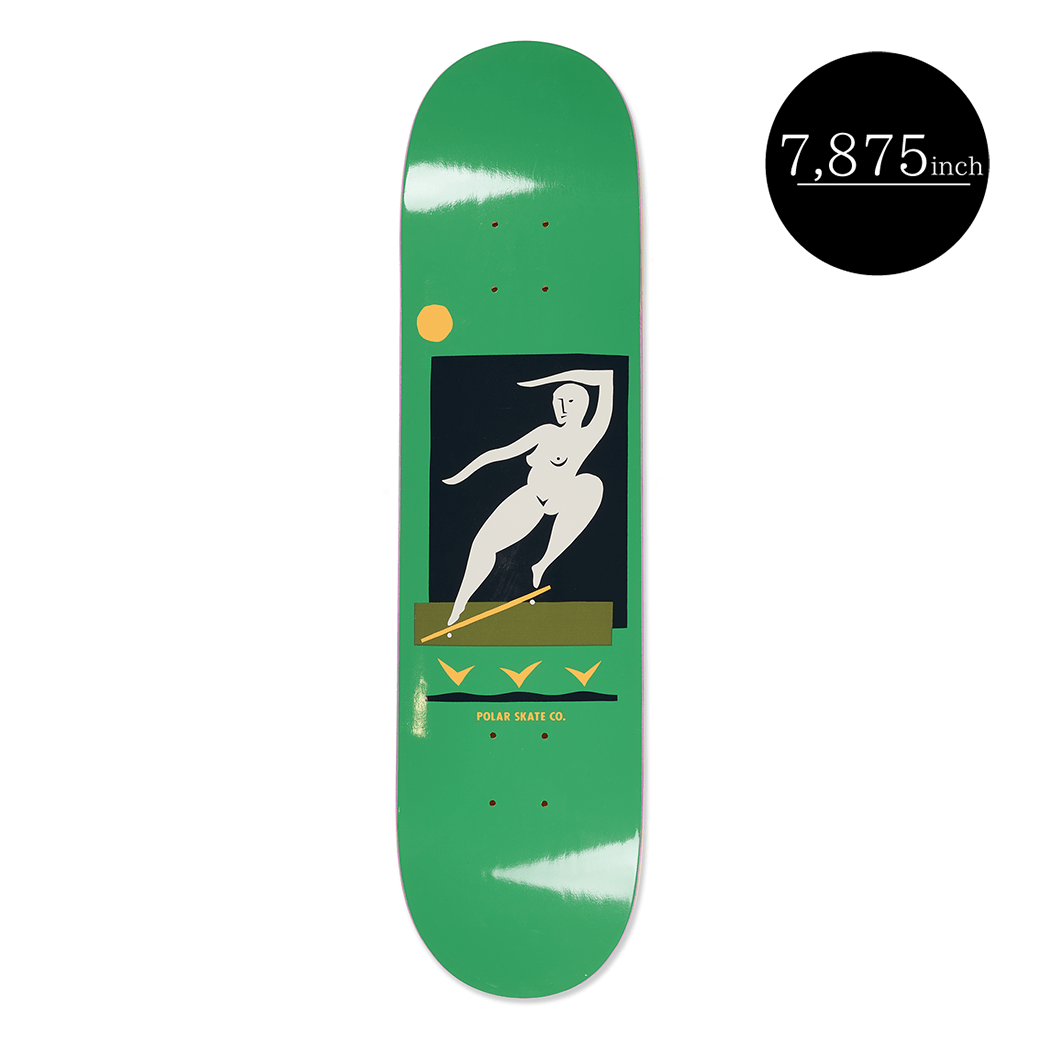 Polar Skate Co.（ポーラー スケートボード カンパニー）のデッキ TEAM - BS SMITH - GREEN 7.875inch
