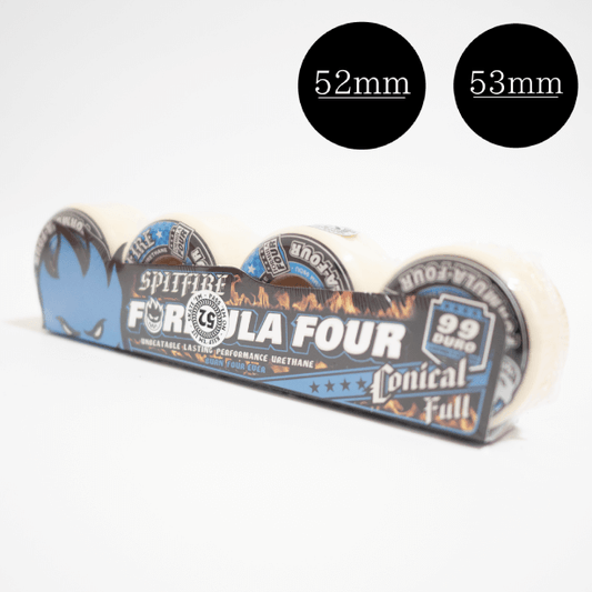 SPITFIREWHEELS（スピットファイアー）のウィール F4 99D CONICAL FULL 52mm/53mm