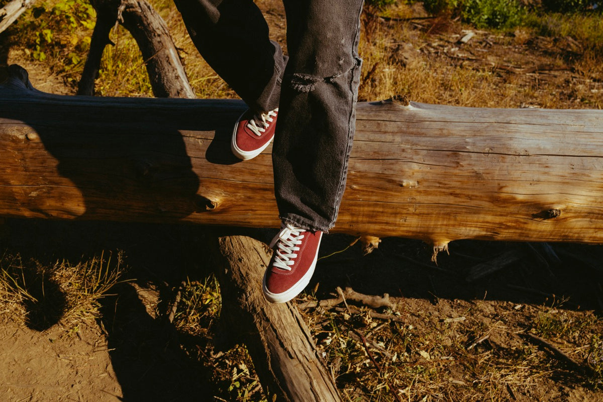 Last Resort AB（ラストリゾート エービー） VM001  LO SUEDE OLD RED/WHITE