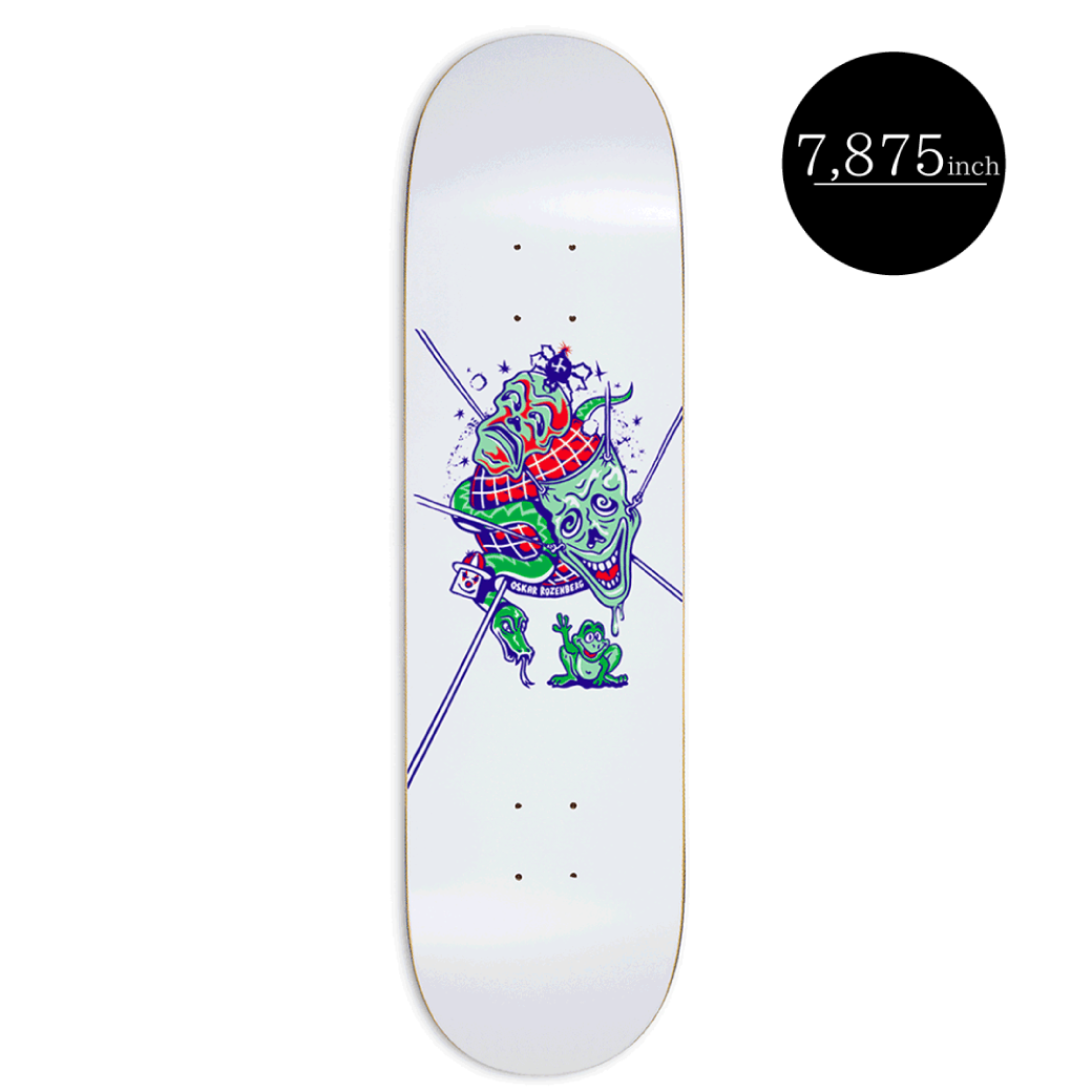 Polar Skate Co.（ポーラー スケートボード カンパニー）OSKAR ROZENBERG - Mask White 7.875inch