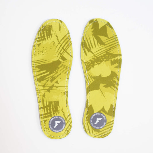 FOOTPRINT INSOLE （フットプリントインソール）KINGFOAM FLAT GREEN CAMO (BLUE SHEET) 3mmの表面
