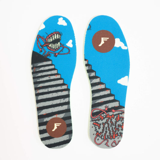 FOOTPRINT INSOLE（フットプリントインソール）のインソール HI PROFILE KING FOAM FLAT JAWS OG (GREEN SHEET) 7mmの表面