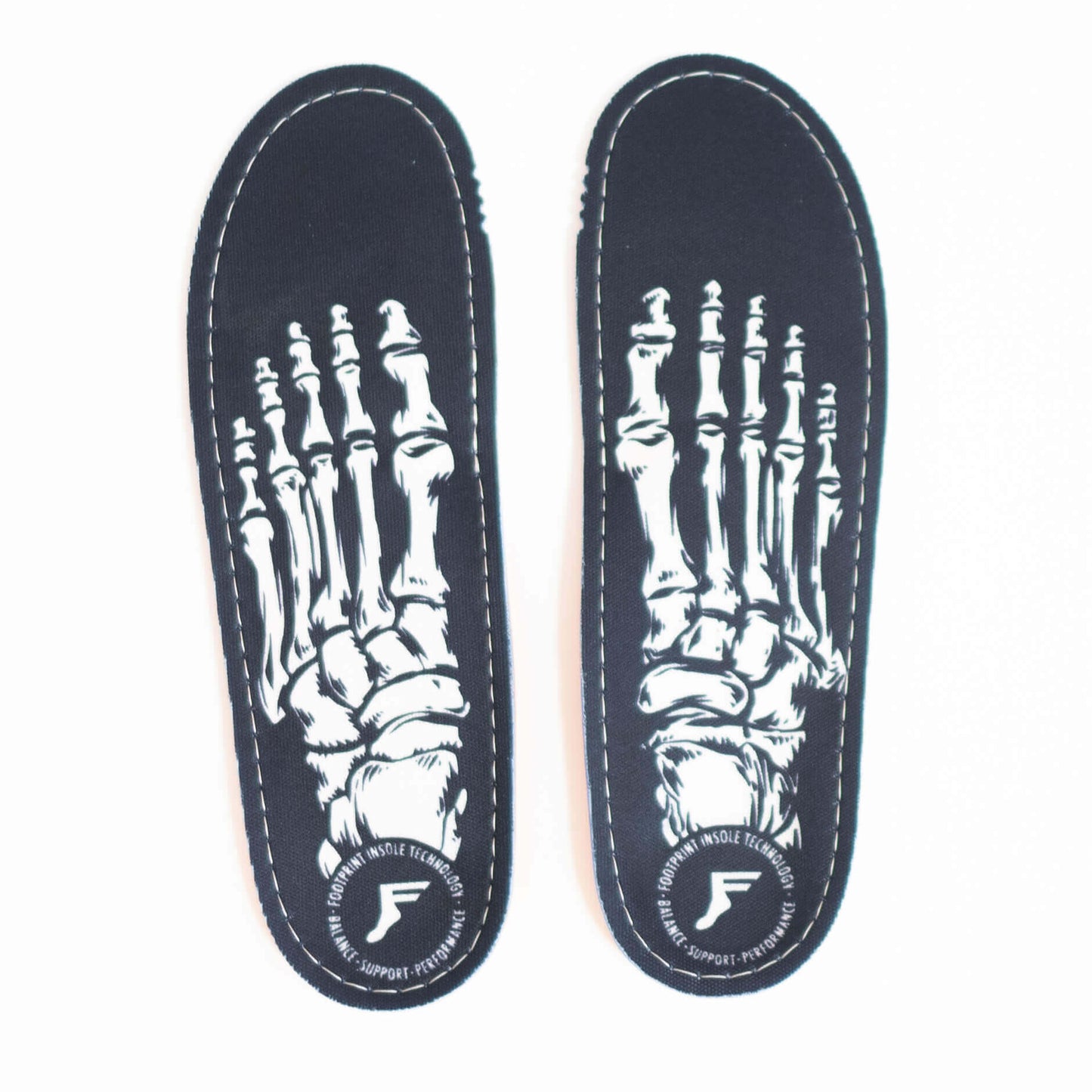 Footprint （フットプリント）のインソール KINGFOAM ORTHOTICS SKELETON BLACKの表面