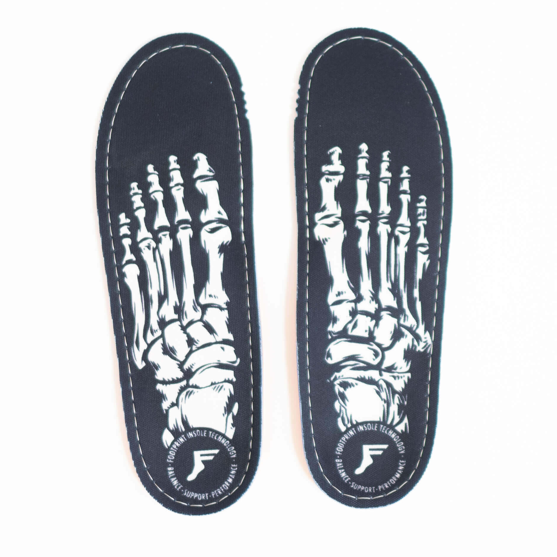 Footprint （フットプリント）のインソール KINGFOAM ORTHOTICS SKELETON BLACKの表面