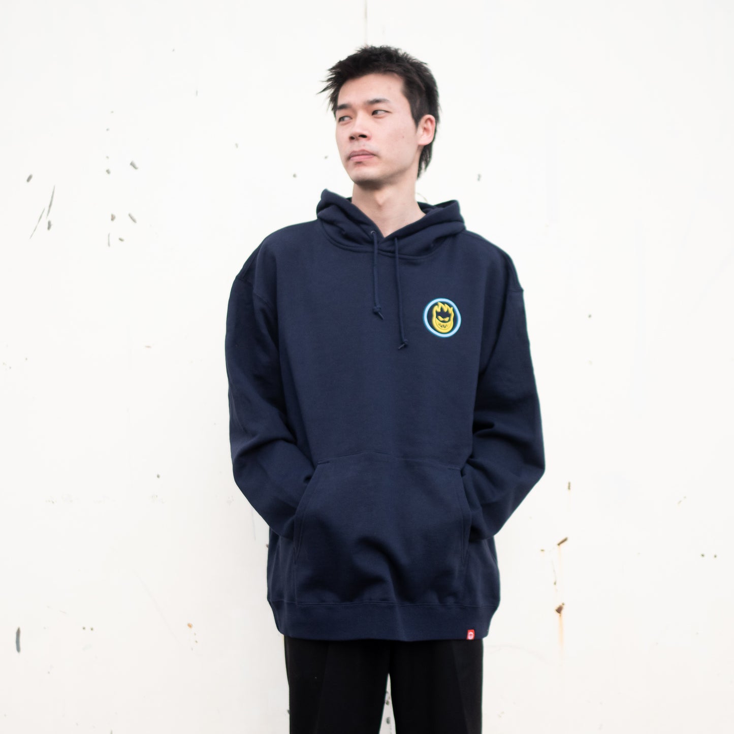 Spitfire（スピットファイアー）  Classic Swirl Overlay Pullover（Deep Navy）