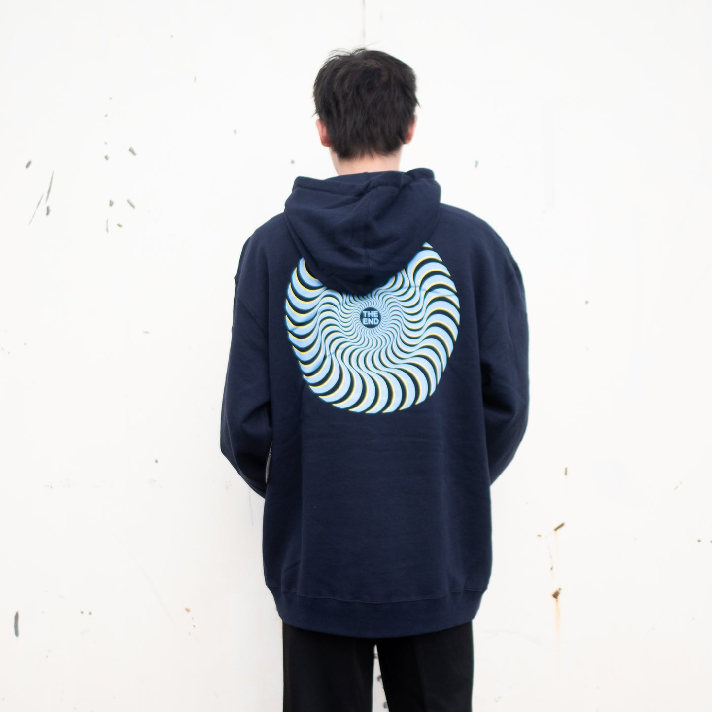 Spitfire（スピットファイアー）  Classic Swirl Overlay Pullover（Deep Navy）