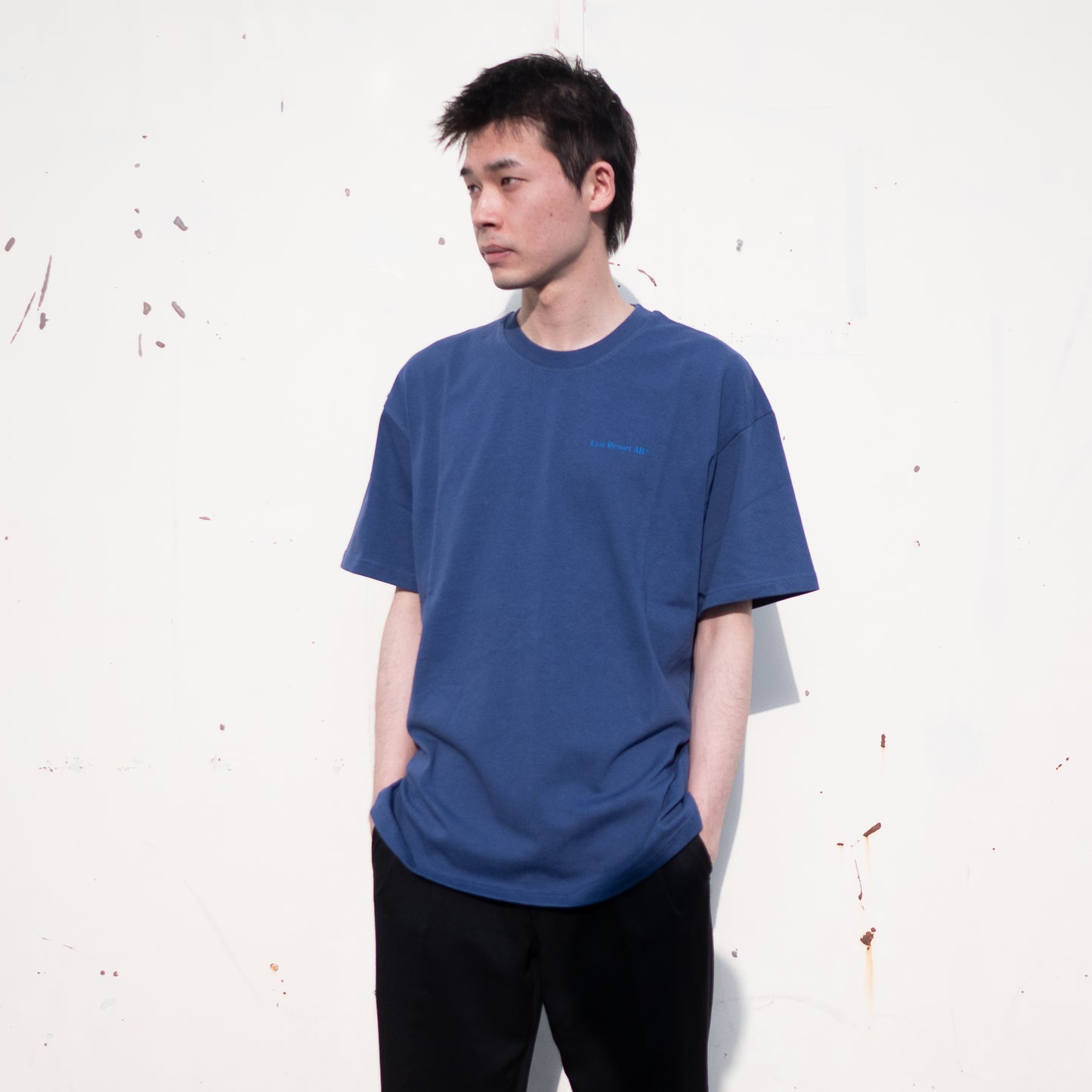 Last Resort AB（ラストリゾート エービー） ATLAS MONOGRAM TEE NAVY/BLUE