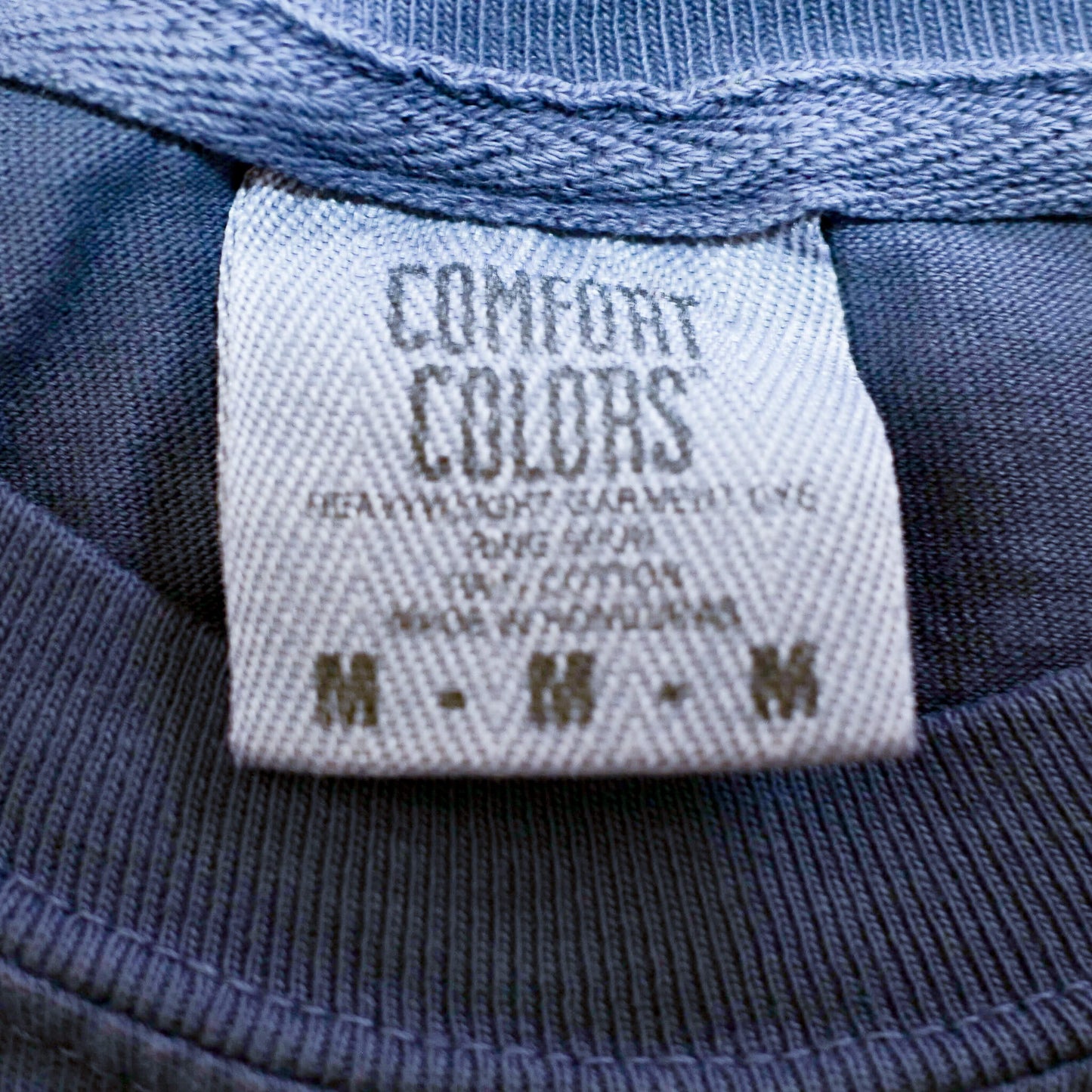 MARRY Skateshop MARRY Skateshop （マリースケートショップ）のアパレル "NEW OLD" BLUEJEAN Longsleeve M/L/XLのタグ