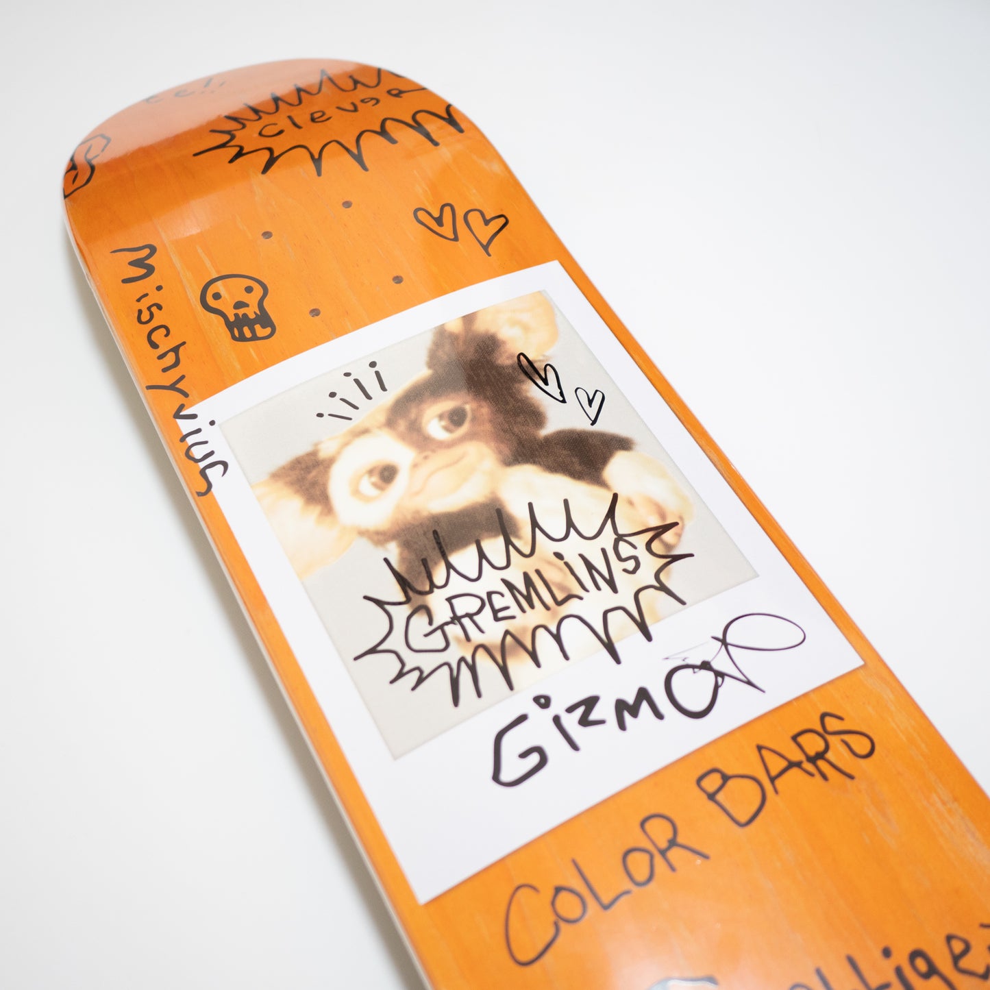 COLOR BARS（カラーバーズ） x GREMLINS  POLAROID SKATEBOARD 8.25inch