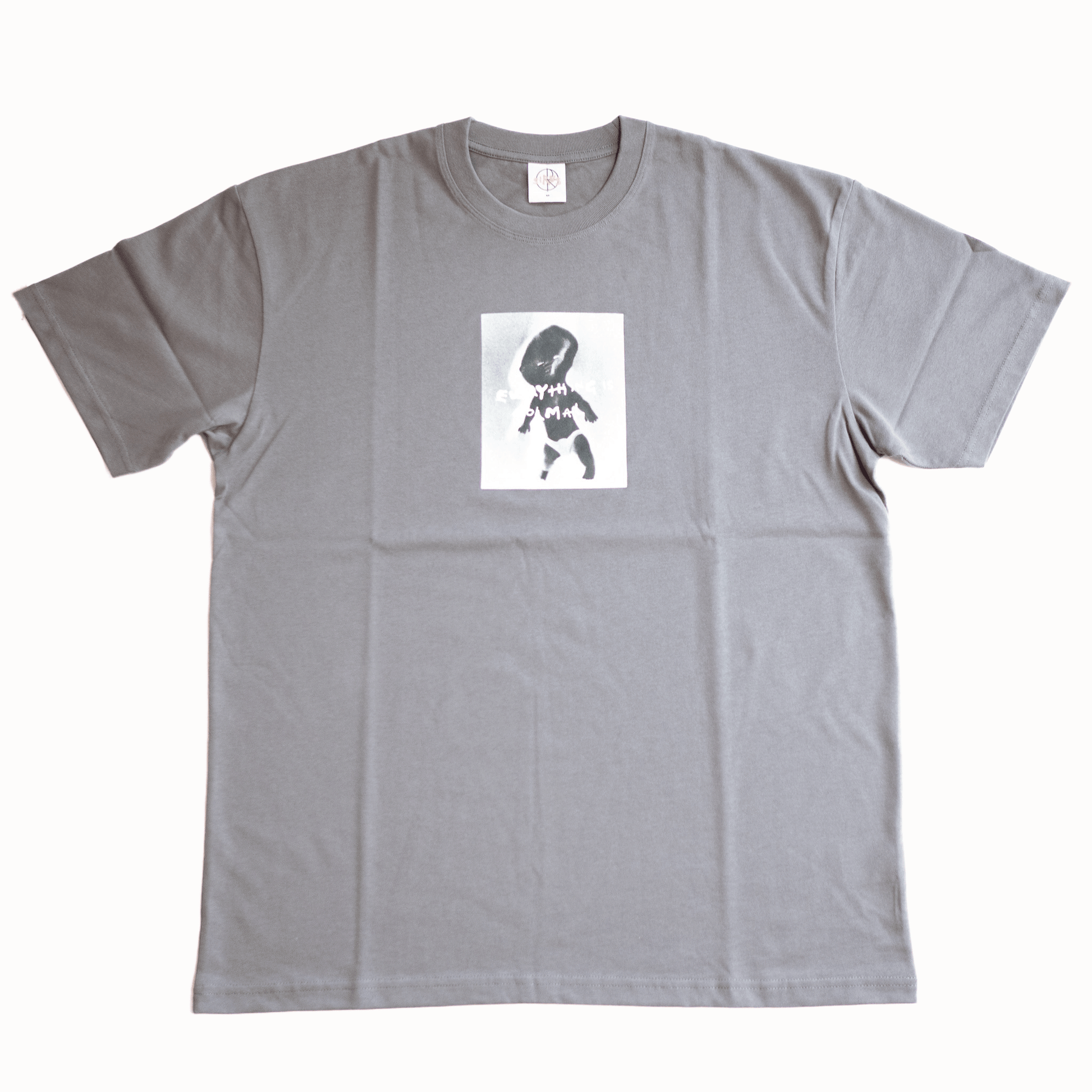 Polar Skate Co.（ポーラー スケートボード カンパニー） のアパレルEVERYTHING IS NORMAL TEE GRAPHITEの前面