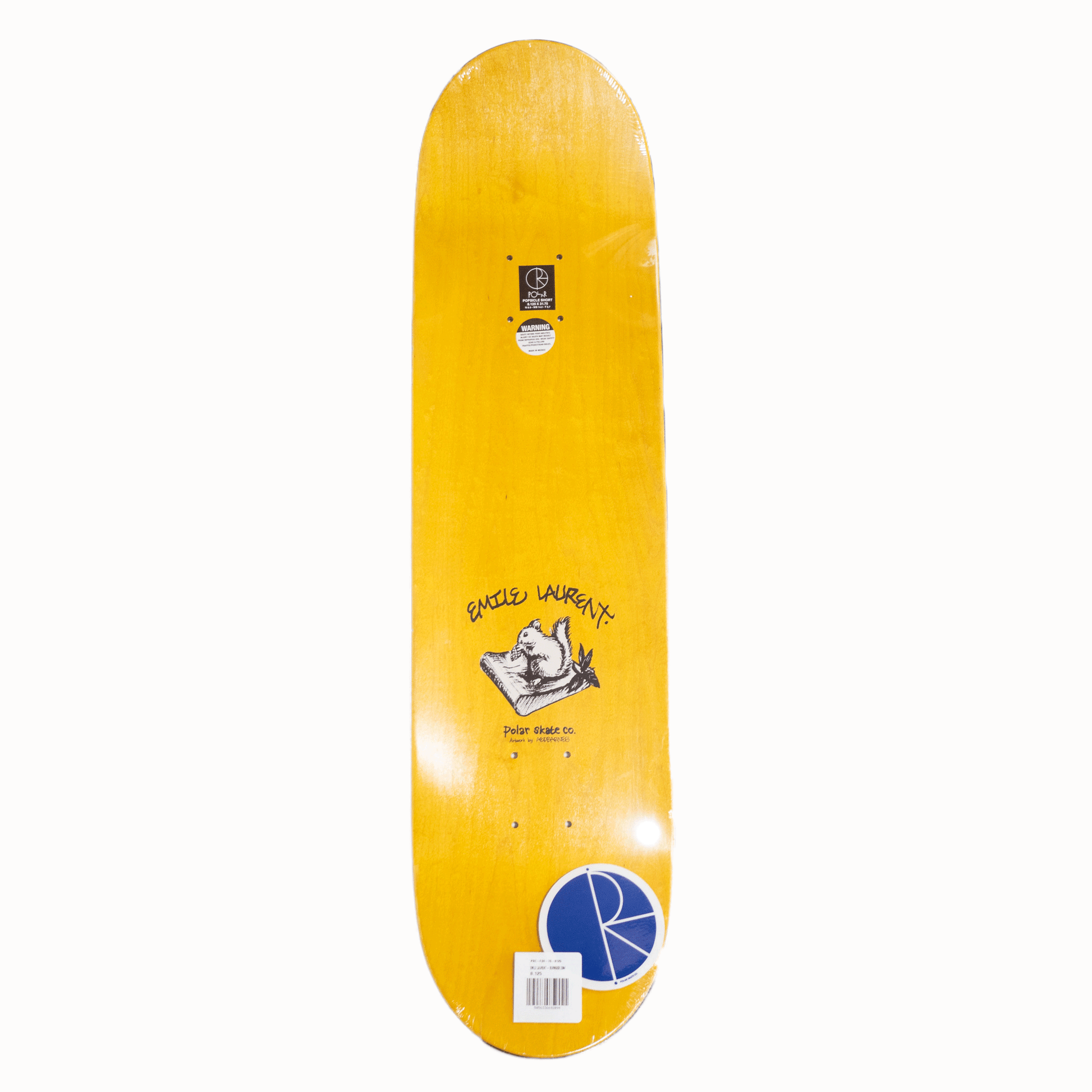 Polar Skate Co.（ポーラー スケートボード カンパニー）deck（デッキ）EMILE LAURENT BURNSIDE 2084  SHORT 8.125inch – MARRY Skateshop