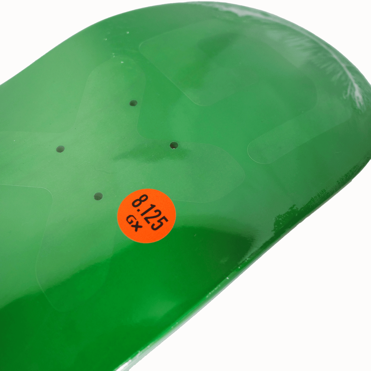 GX1000 ( ジーエックス1000)  のデッキOG Logo Green Transparent Spray  8.125inchのデザイン拡大画像