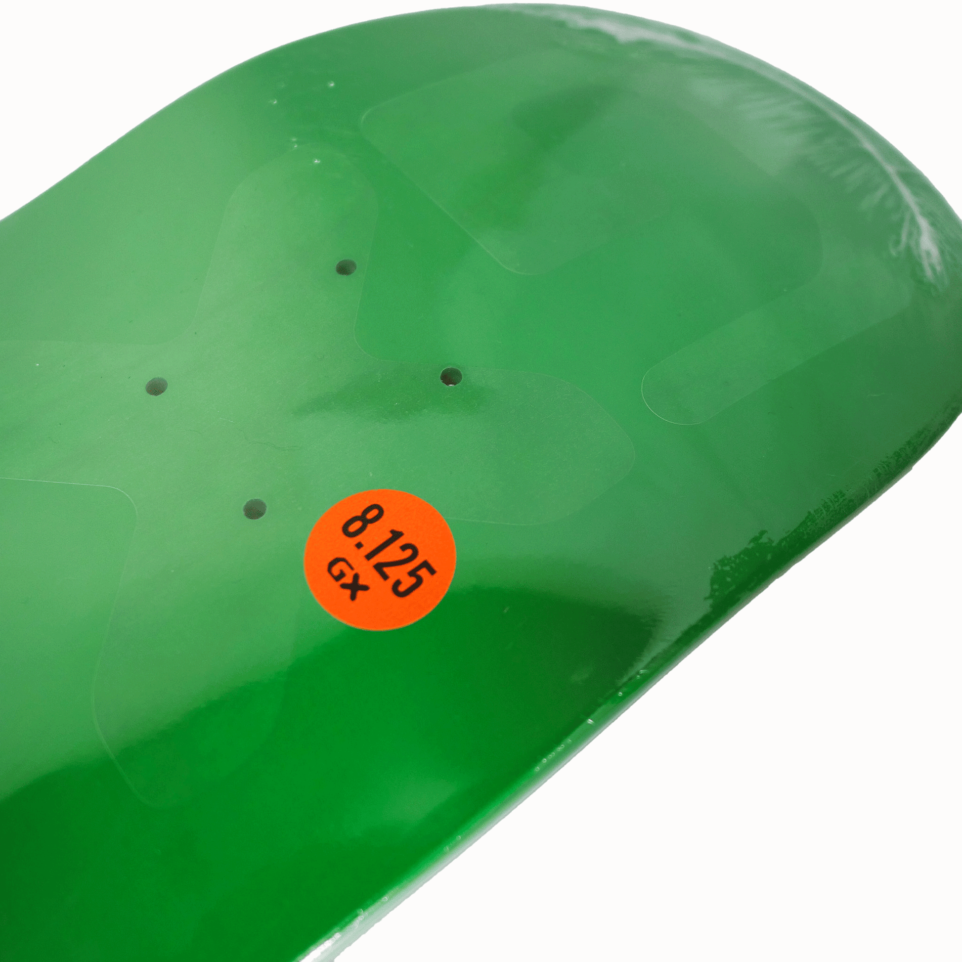 GX1000 ( ジーエックス1000)  のデッキOG Logo Green Transparent Spray  8.125inchのデザイン拡大画像