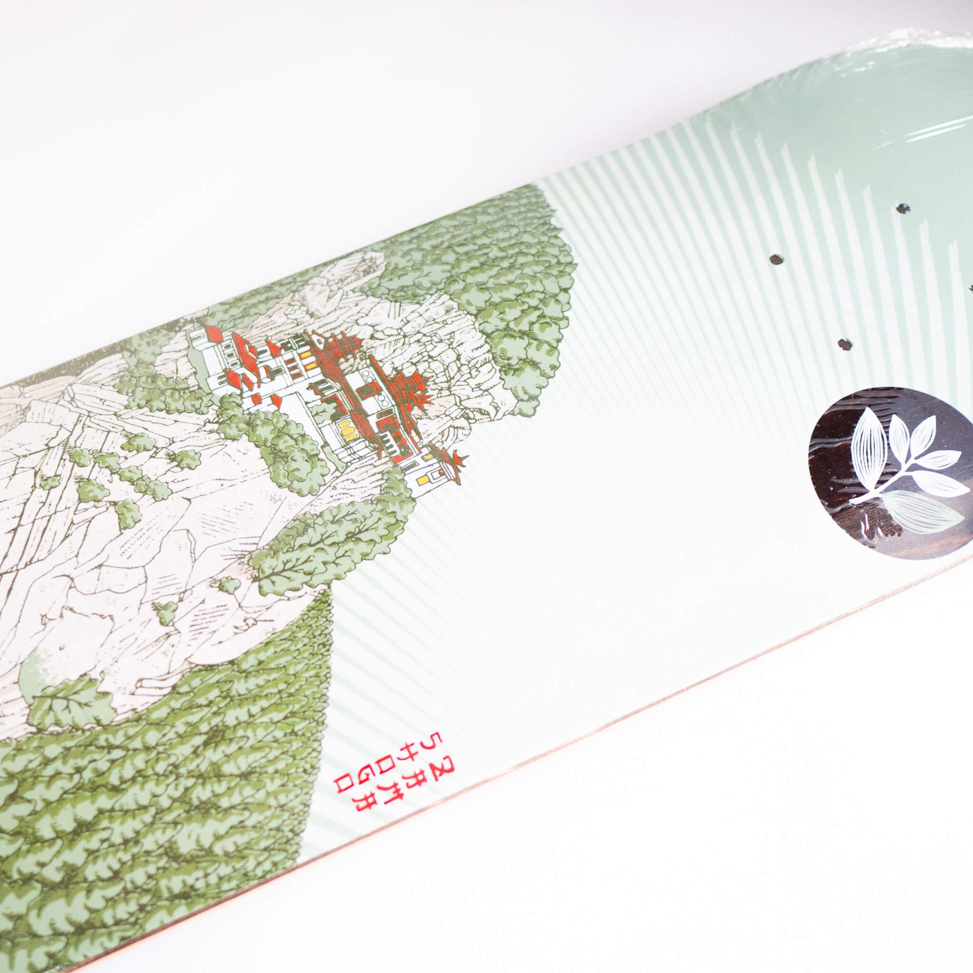 MAGENTA SKATEBOARDS（マゼンタ スケートボード）のデッキShogo Zama DOJO 8.0inchのデザイン拡大画像
