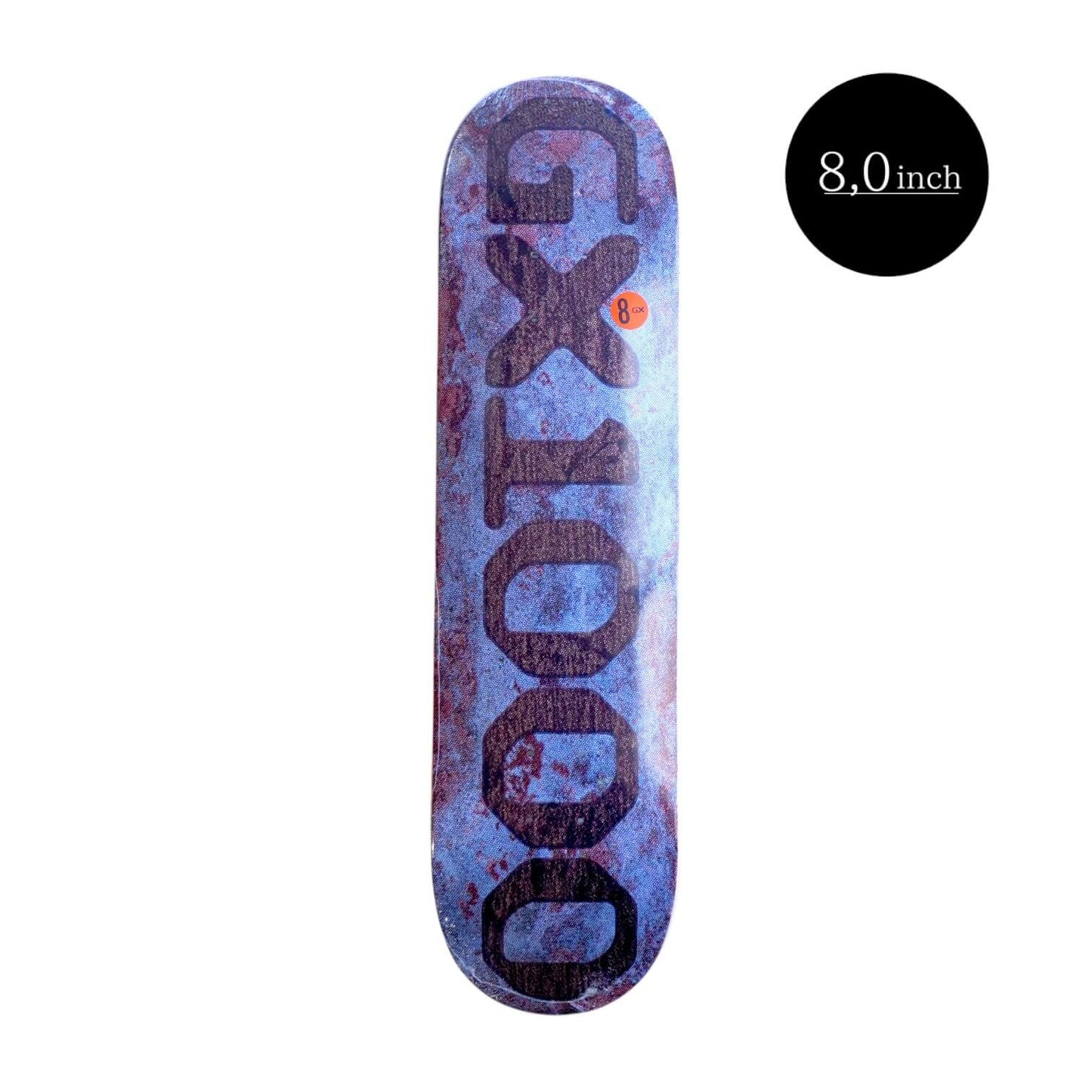 GX1000 (ジーエックス1000) のデッキ OG LOGO PATINA BLUE 8.0inch