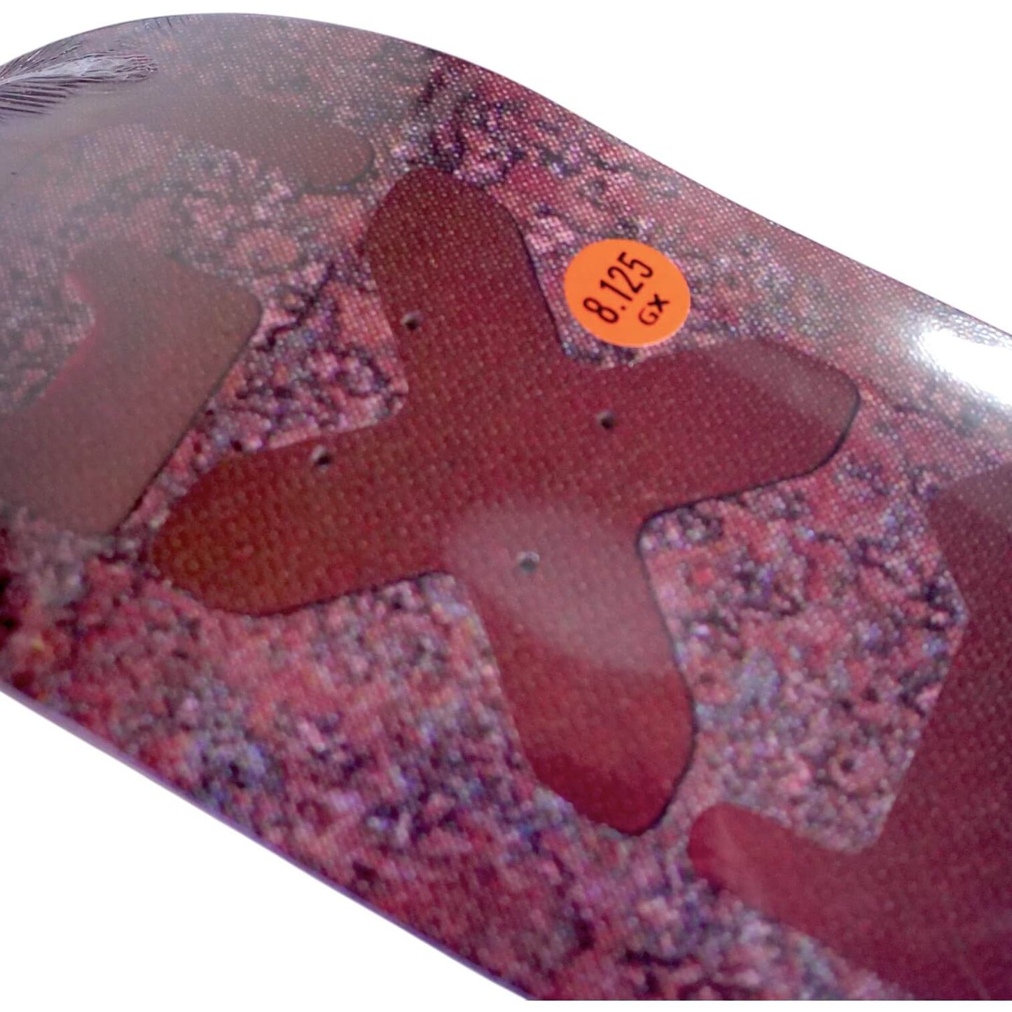 GX1000 (ジーエックス1000) のデッキ OG LOGO PATINA PINK  8.125inchのアップ