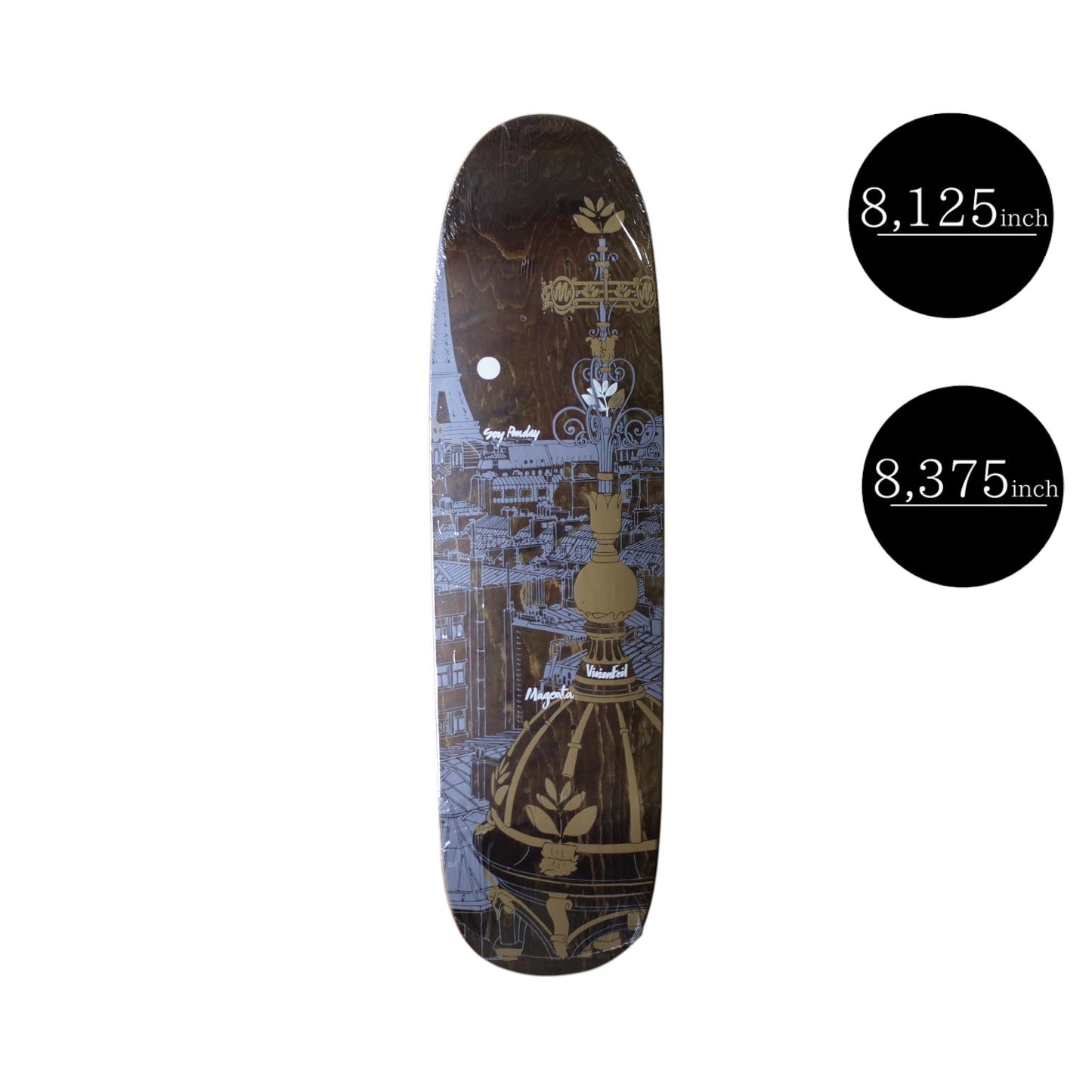 MAGENTA SKATEBOARDS（マゼンタ スケートボード）のデッキ SOY & VIVIEN ROOFTOP 1992 RETRO SHAPE の表