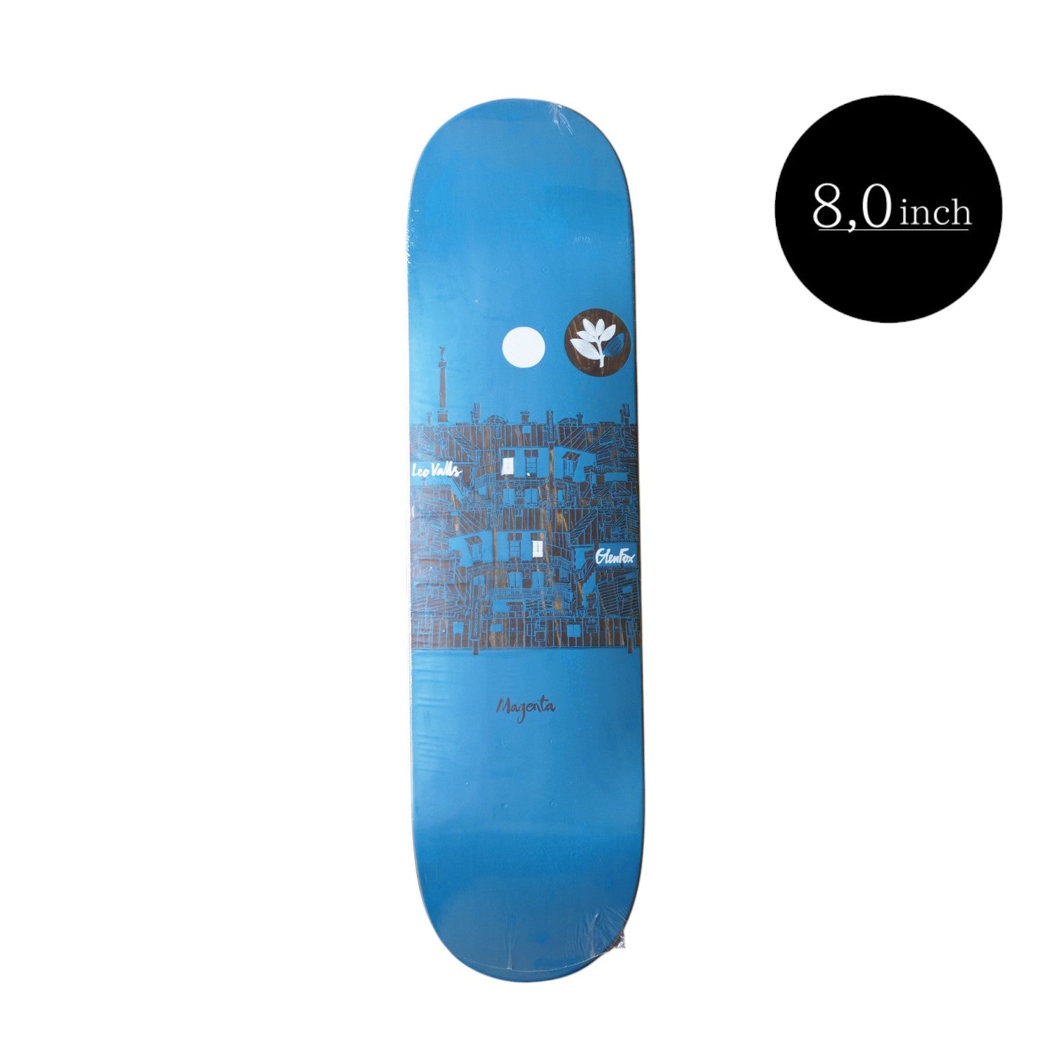 MAGENTA SKATEBOARDS（マゼンタ スケートボード）のデッキLEO & GLEN ROOFTOP の表