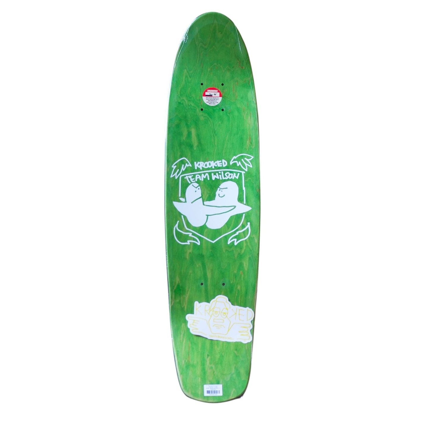 KROOKED（クルキッド）のデッキJOHNNY WILSON GUEST PRO ZINGER NANO 7.37 inchの裏面