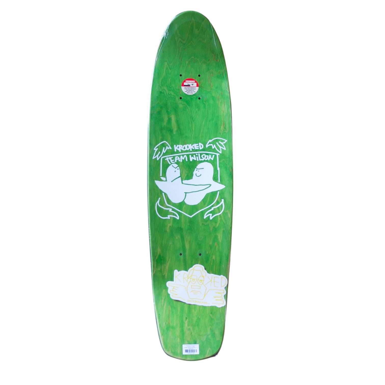 KROOKED（クルキッド）のデッキJOHNNY WILSON GUEST PRO ZINGER NANO 7.37 inchの裏面