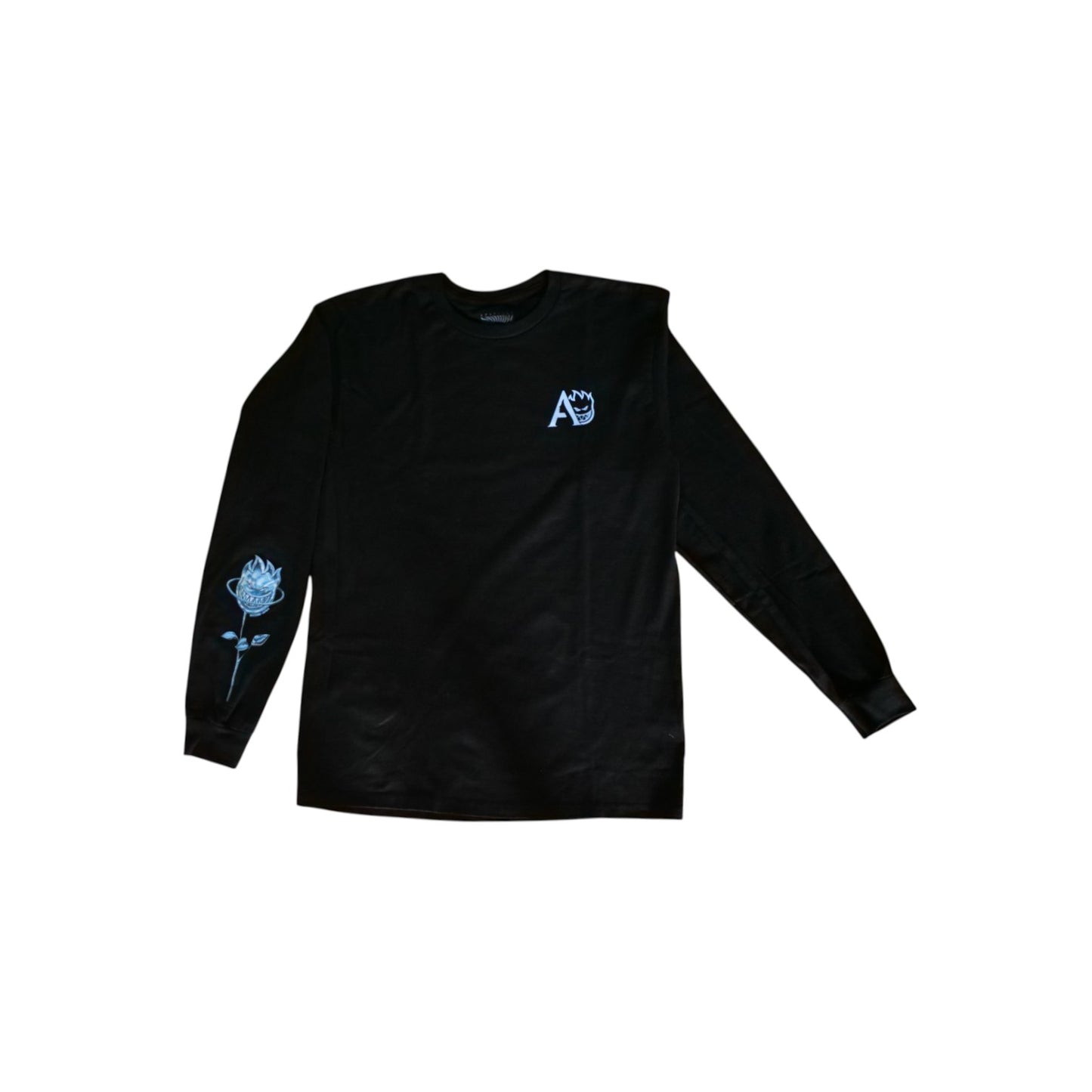Spitfire（スピットファイアー）のアパレル x APRIL BIGHEAD BORE L/S TEE BLACKの前面