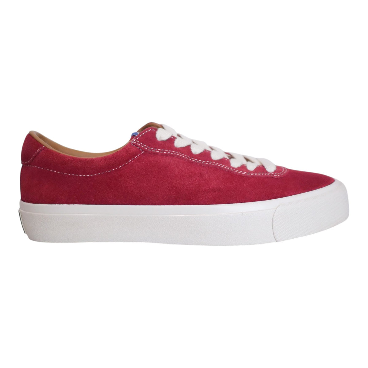 Last Resort AB（ラストリゾート エービー）のスケシュー VM001  LO SUEDE OLD RED/WHITEサイド