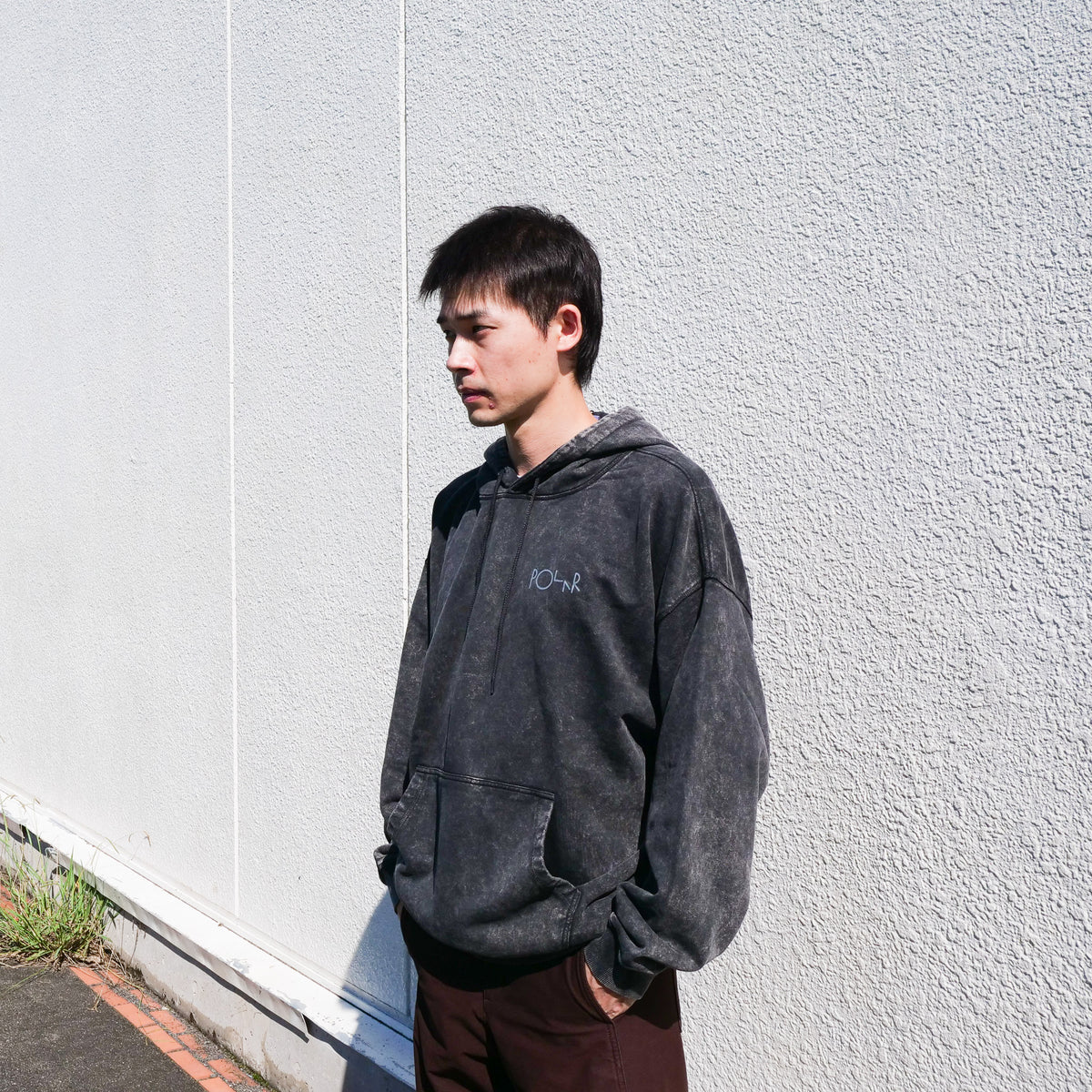 Polar Skate Co.（ポーラー スケートボード カンパニー）FADE FRANK HOODIE - BLACK