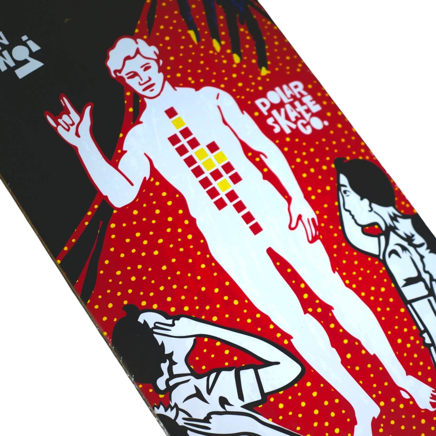 Polar Skate Co.（ポーラー スケートボード カンパニー）のデッキ SHIN SANBONGI - FANZILLA 8.125inchの表面拡大画像