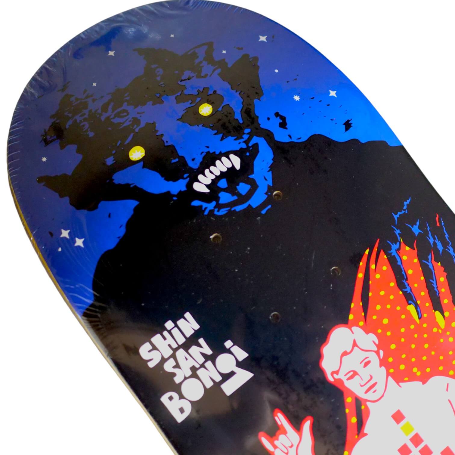 Polar Skate Co.（ポーラー スケートボード カンパニー）のデッキ SHIN SANBONGI - FANZILLA 8.125inchのノーズのアップ画像