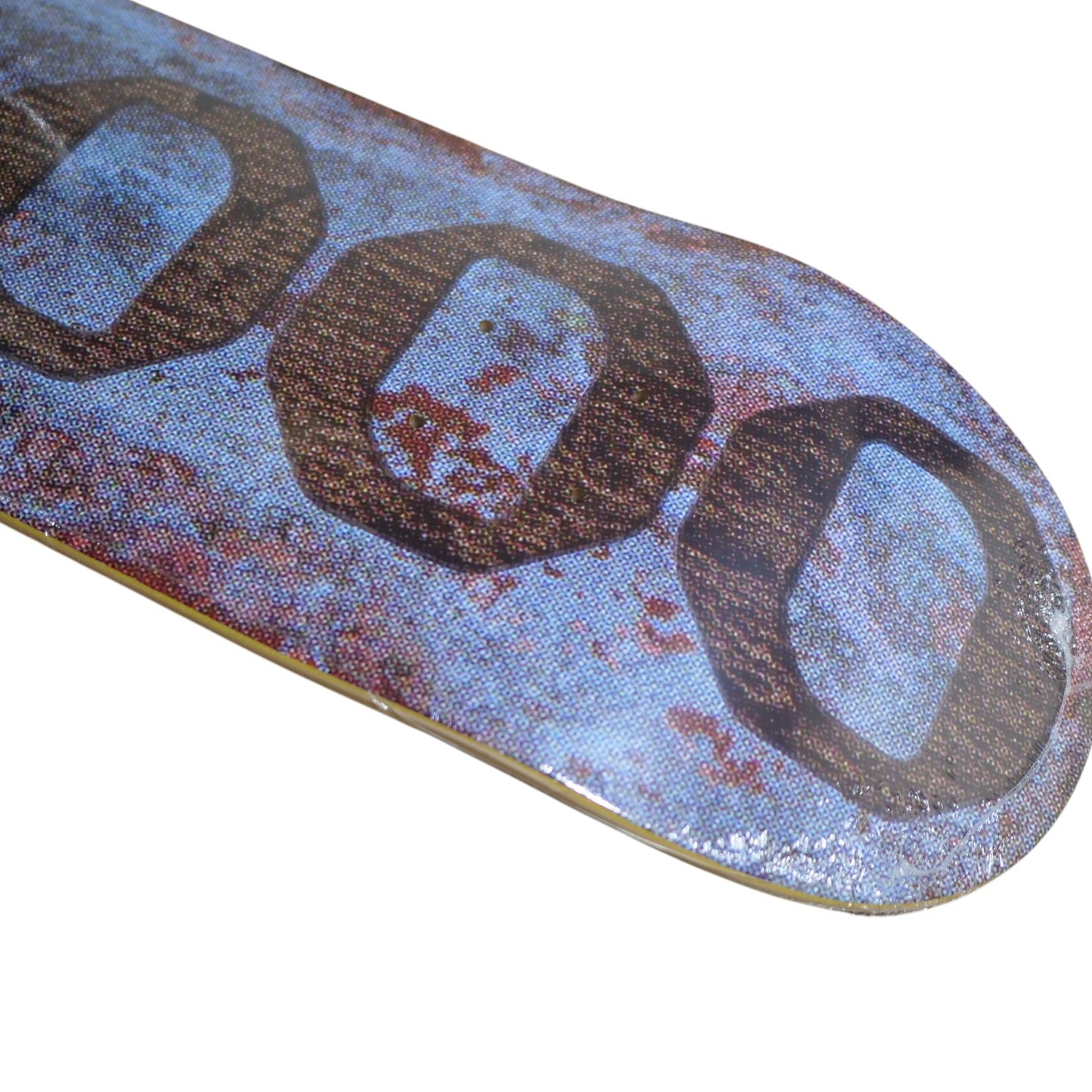 GX1000 (ジーエックス1000) のデッキ OG LOGO PATINA BLUE 8.0inchのアップ２