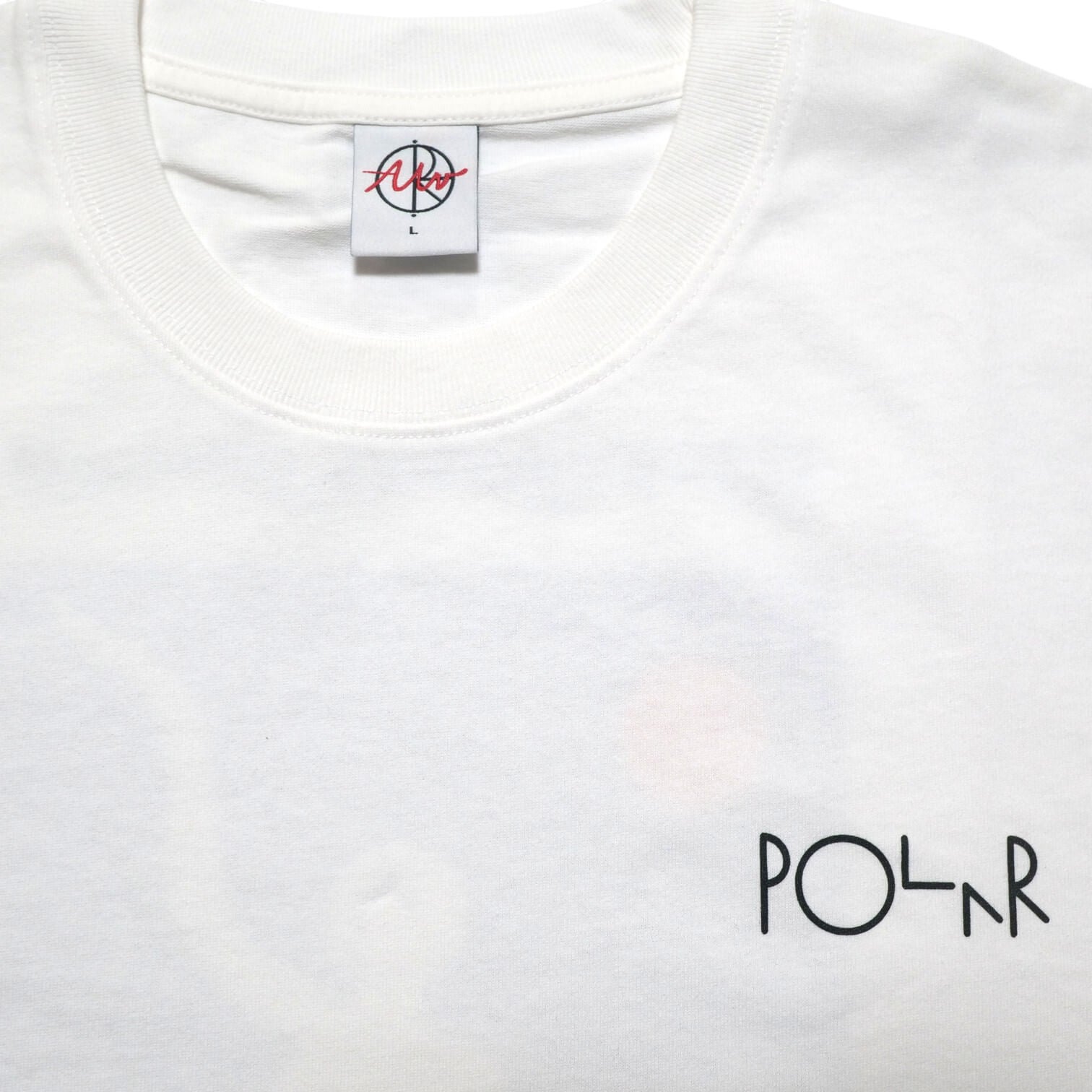 Polar Skate Co.（ポーラー スケートボード カンパニー）のアパレル NO COMPLIES FOREVER - WHITEの前面プリント拡大