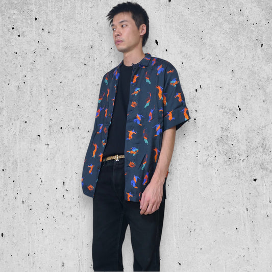 MAGENTA SKATEBOARDS（マゼンタ スケートボード）BALLET SHIRT DARK NAVY