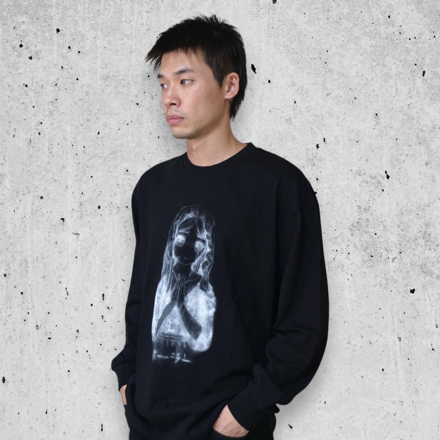 Polar Skate Co.（ポーラー スケートボード カンパニー）EVERYTHING IS NORMAL SAINT KAWAII IS TEE BLACK