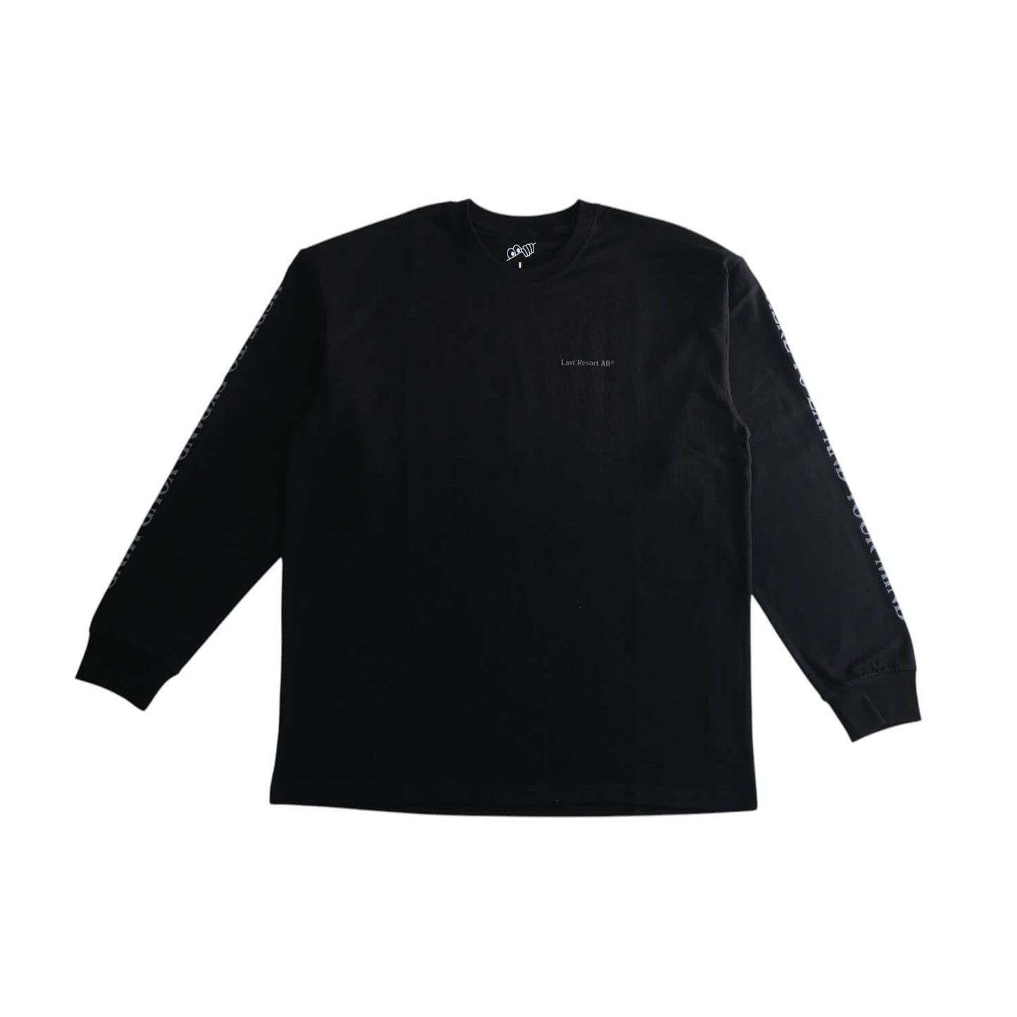Last Resort AB（ラストリゾート エービー）のアパレル ATLAS MIND LS TEE BLACK/GREYの前面